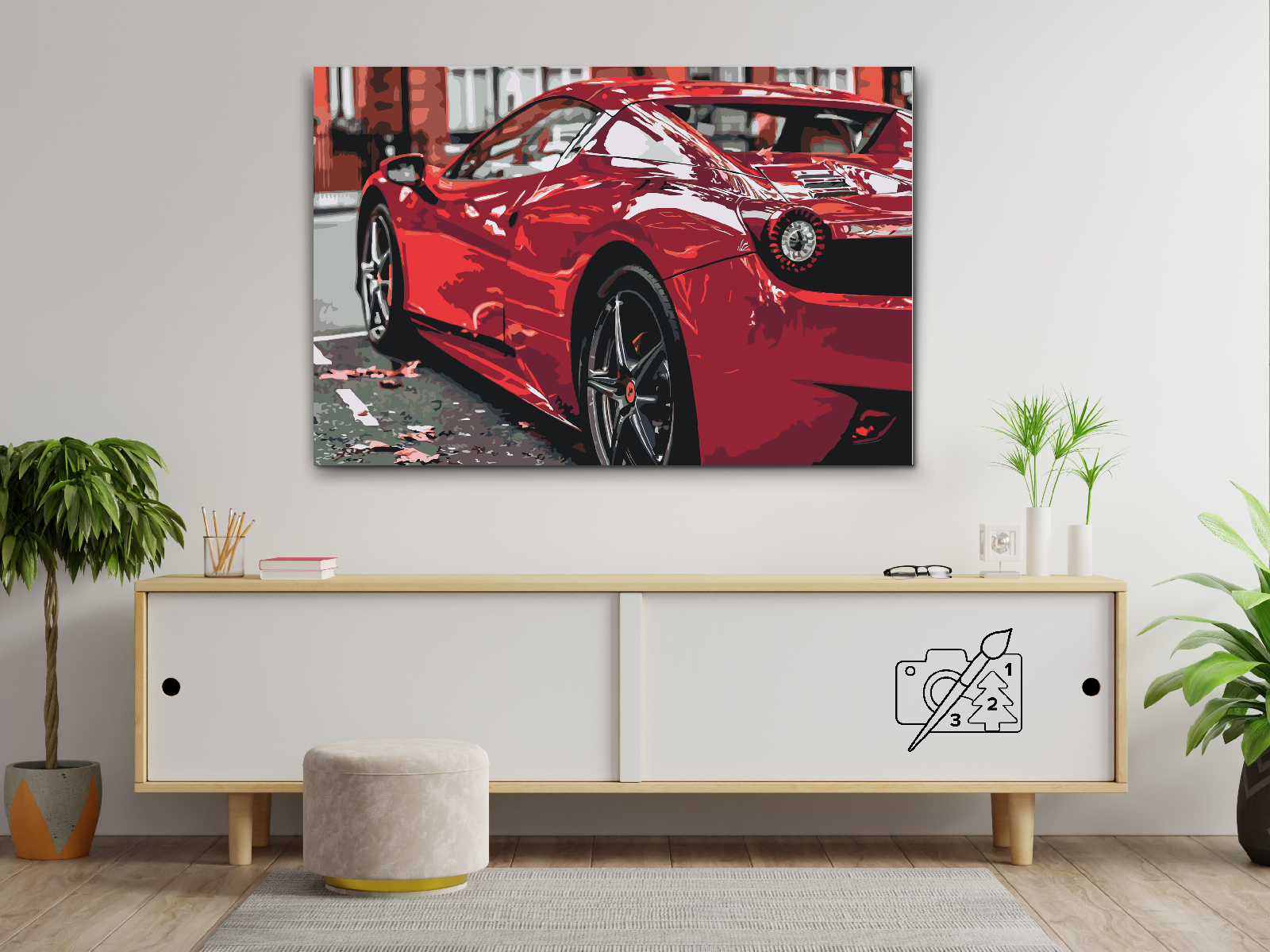 Paint by Number - Ferrari 4