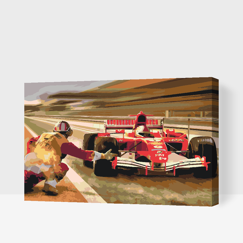 Malování podle čísel - Racing Formula