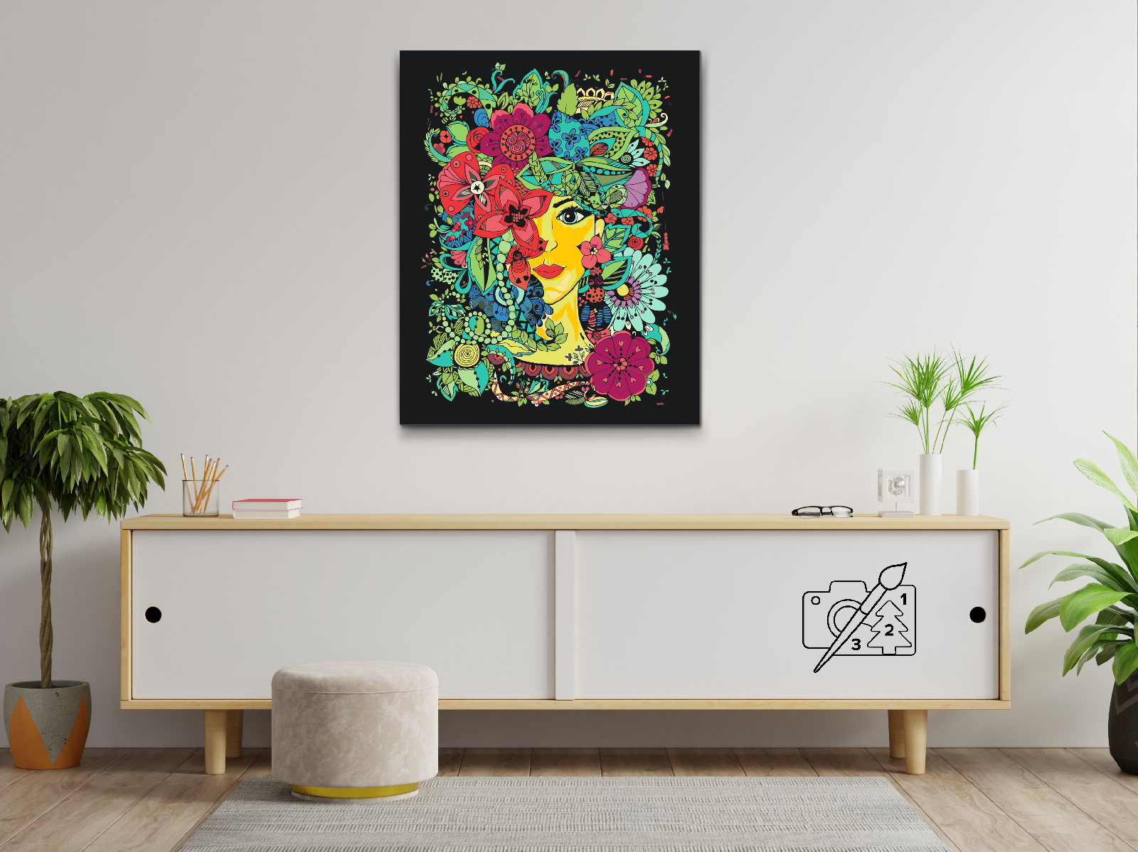 Paint by Number - Woman Mandala