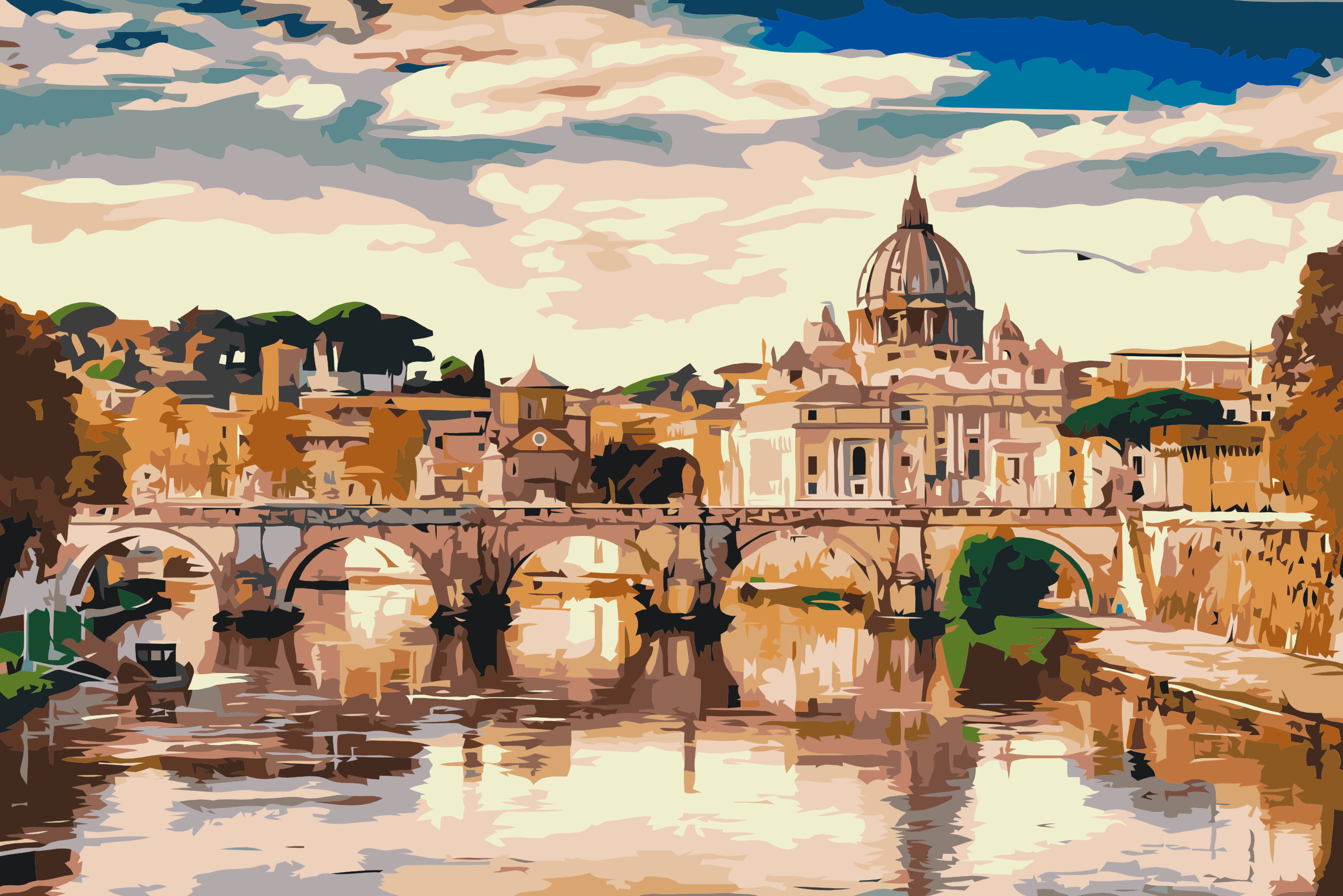 Paint by Number - View of the Vatican