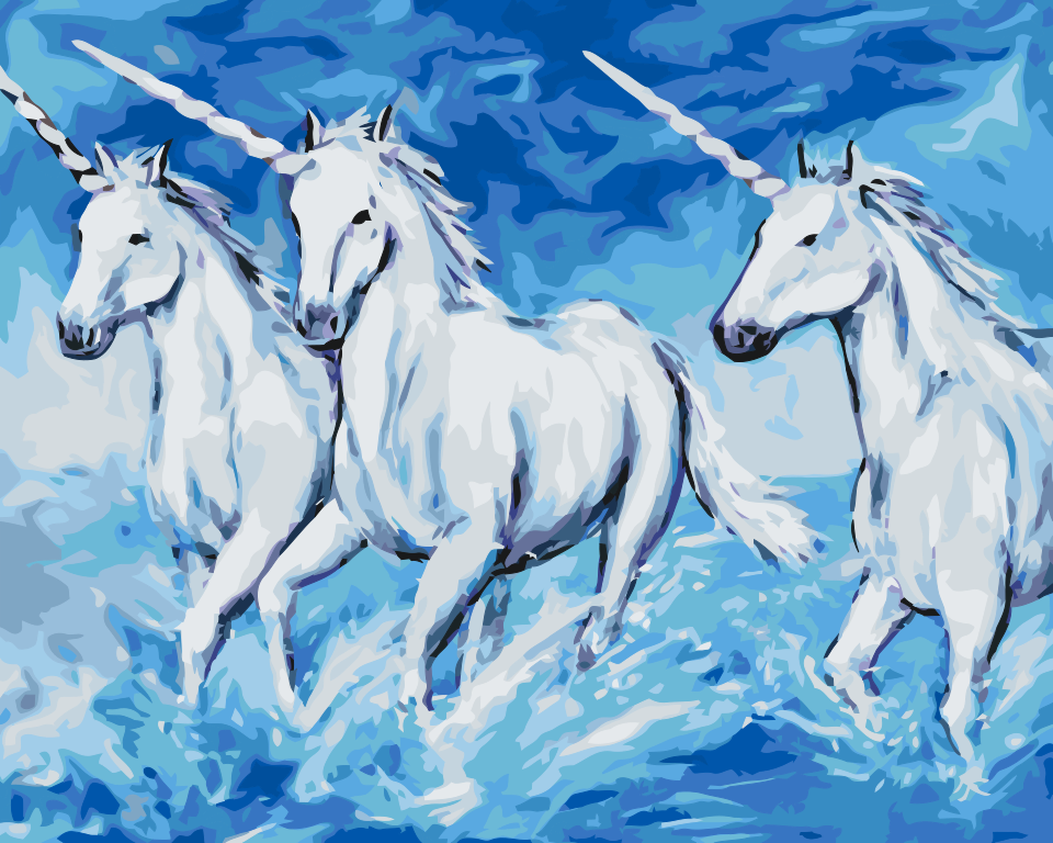 Paint by Number - Unicorns