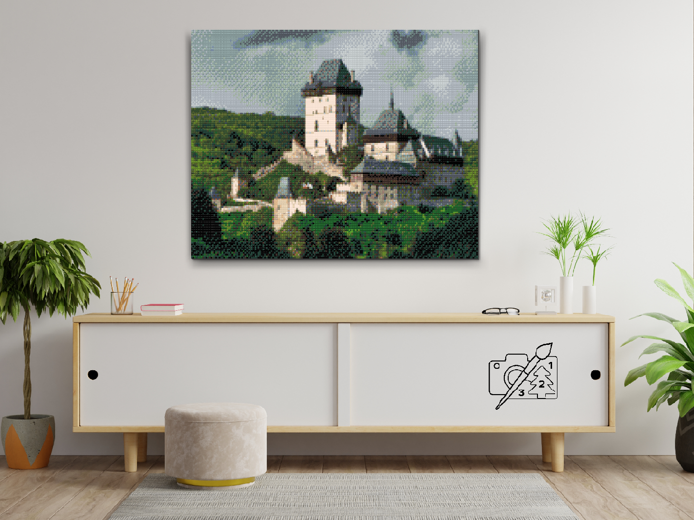 Diamond Painting - Karlštejn Castle 3