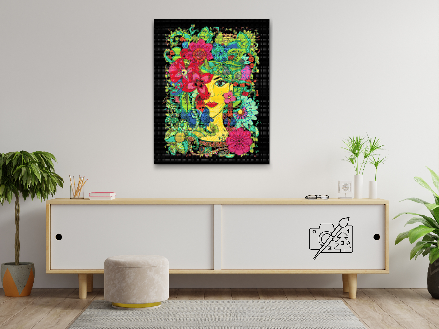 Diamond Painting - Woman Mandala