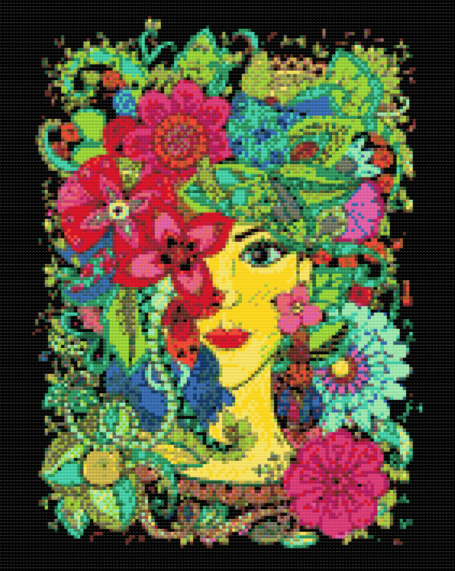 Diamond Painting - Woman Mandala