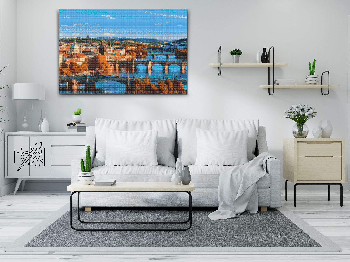 Diamond Painting - View of Prague