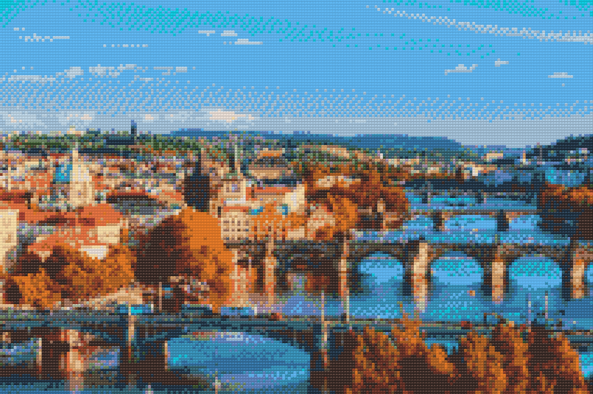 Diamond Painting - View of Prague