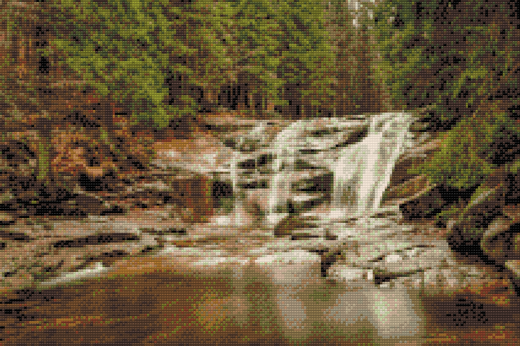 Diamond Painting - Giant Mountains - Mumlava Waterfall