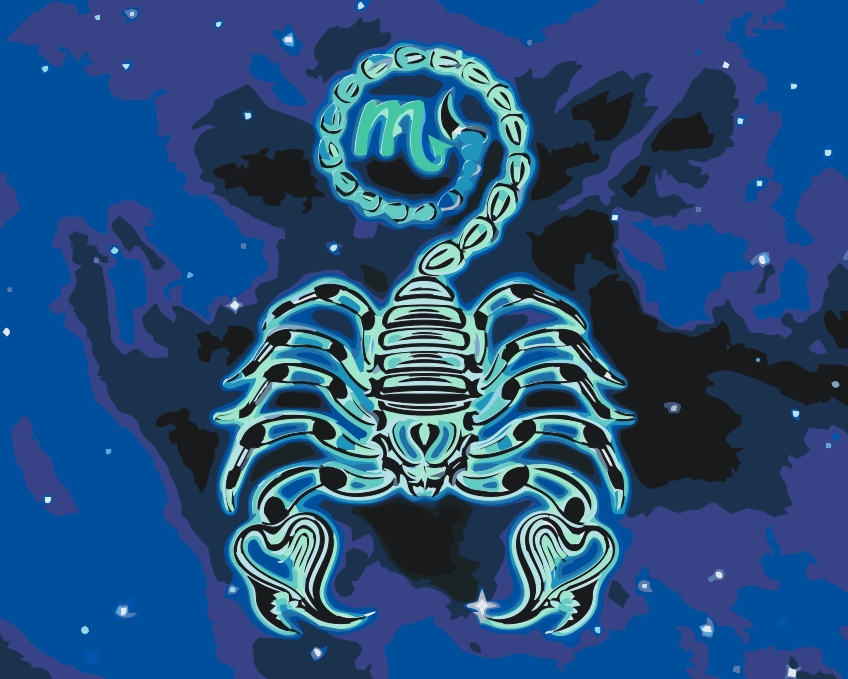 Paint by Number - Scorpio
