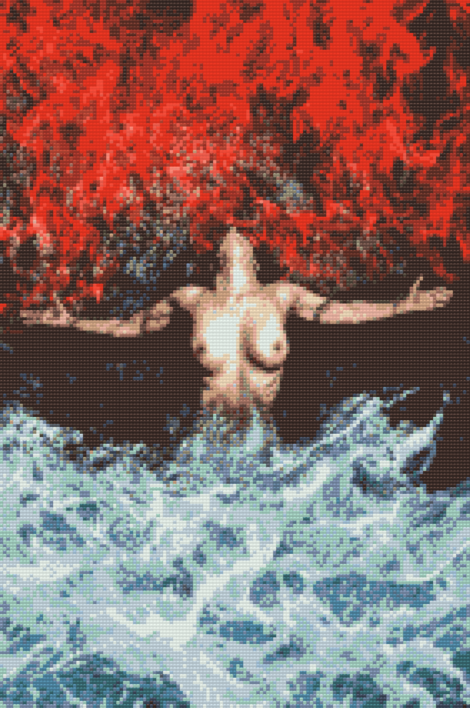 Diamond Painting - Woman, Fire, Water