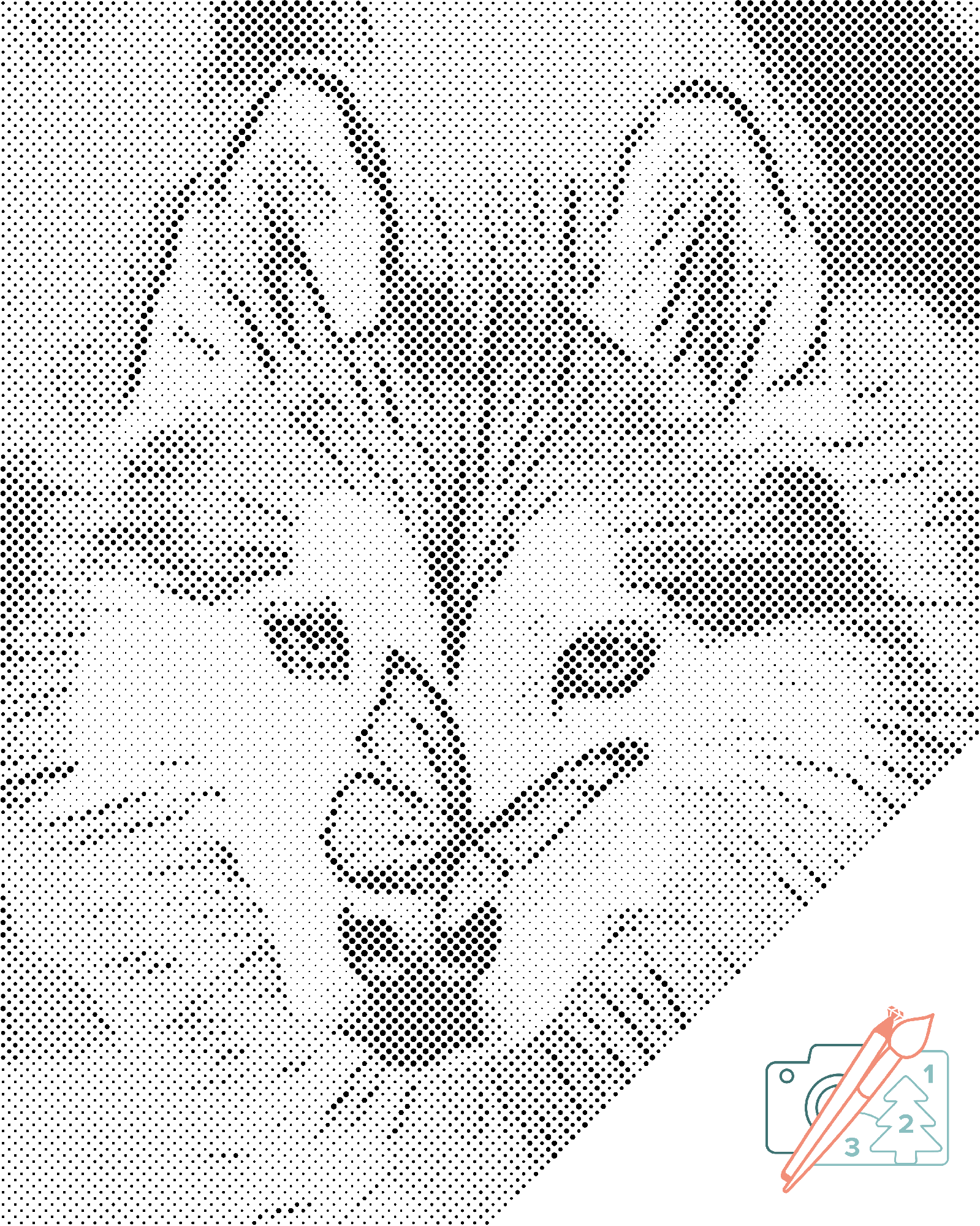 Dotting points - Butterfly and Husky
