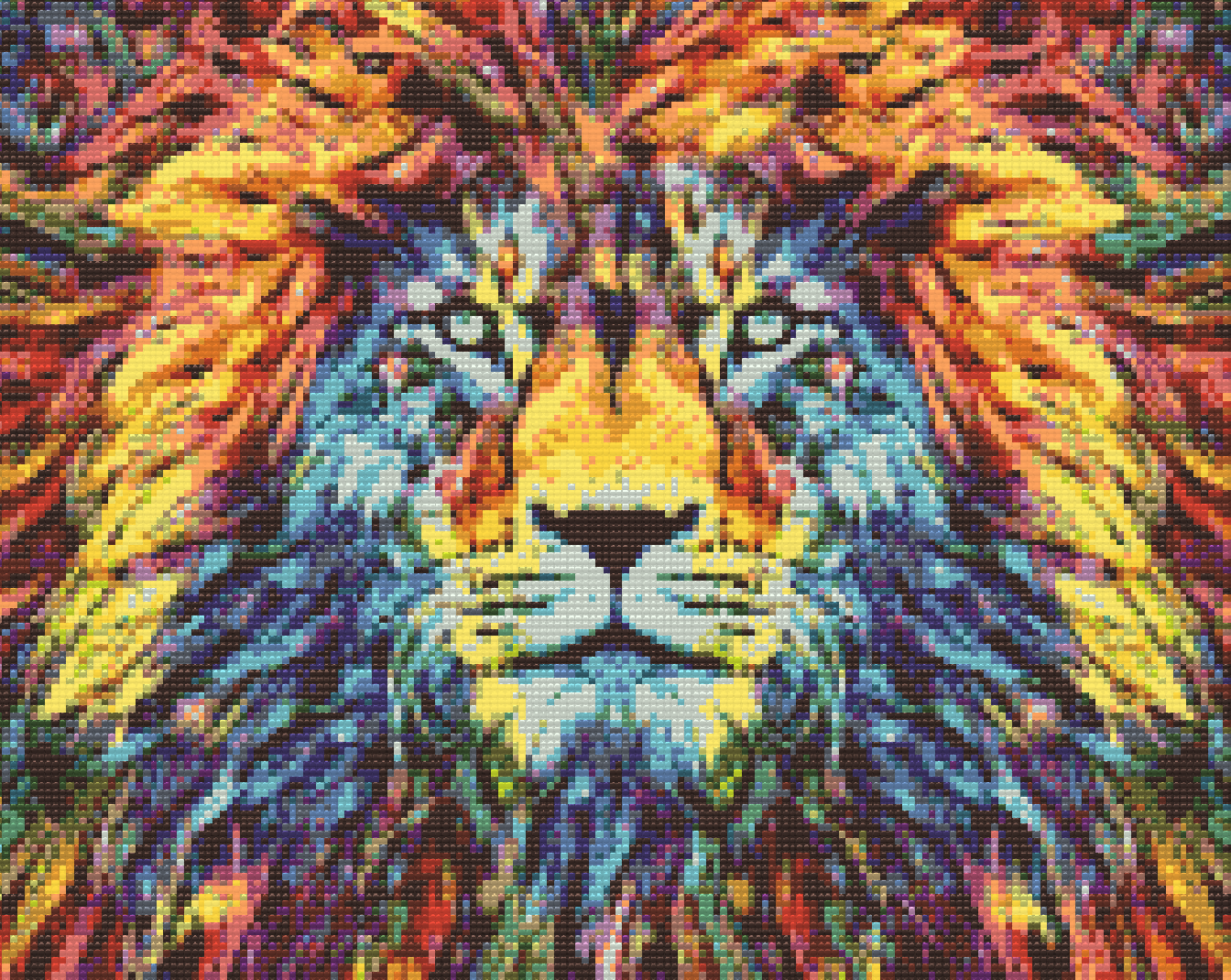 Diamond Painting - Colorful Lion