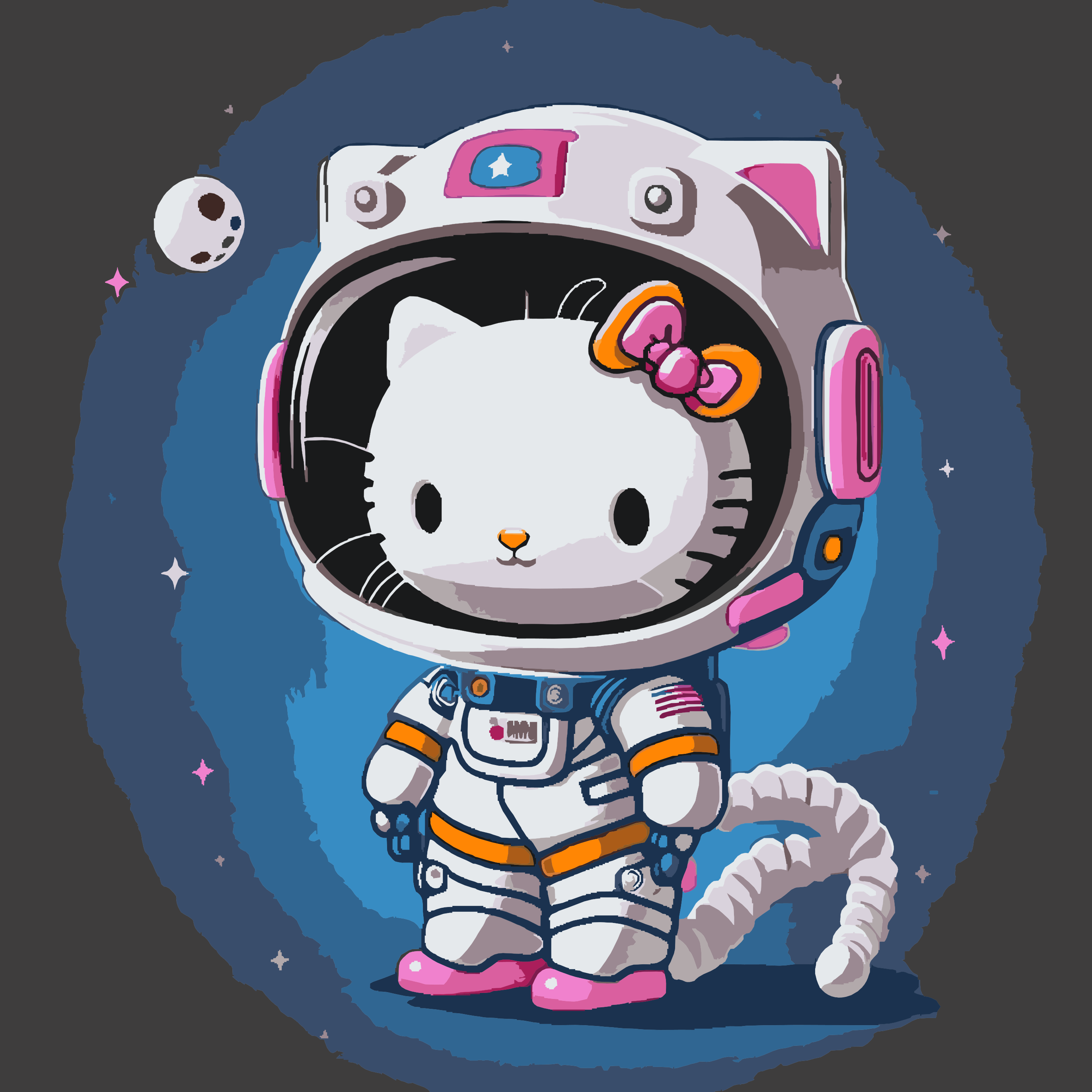 Paint by Number - Hello Kitty