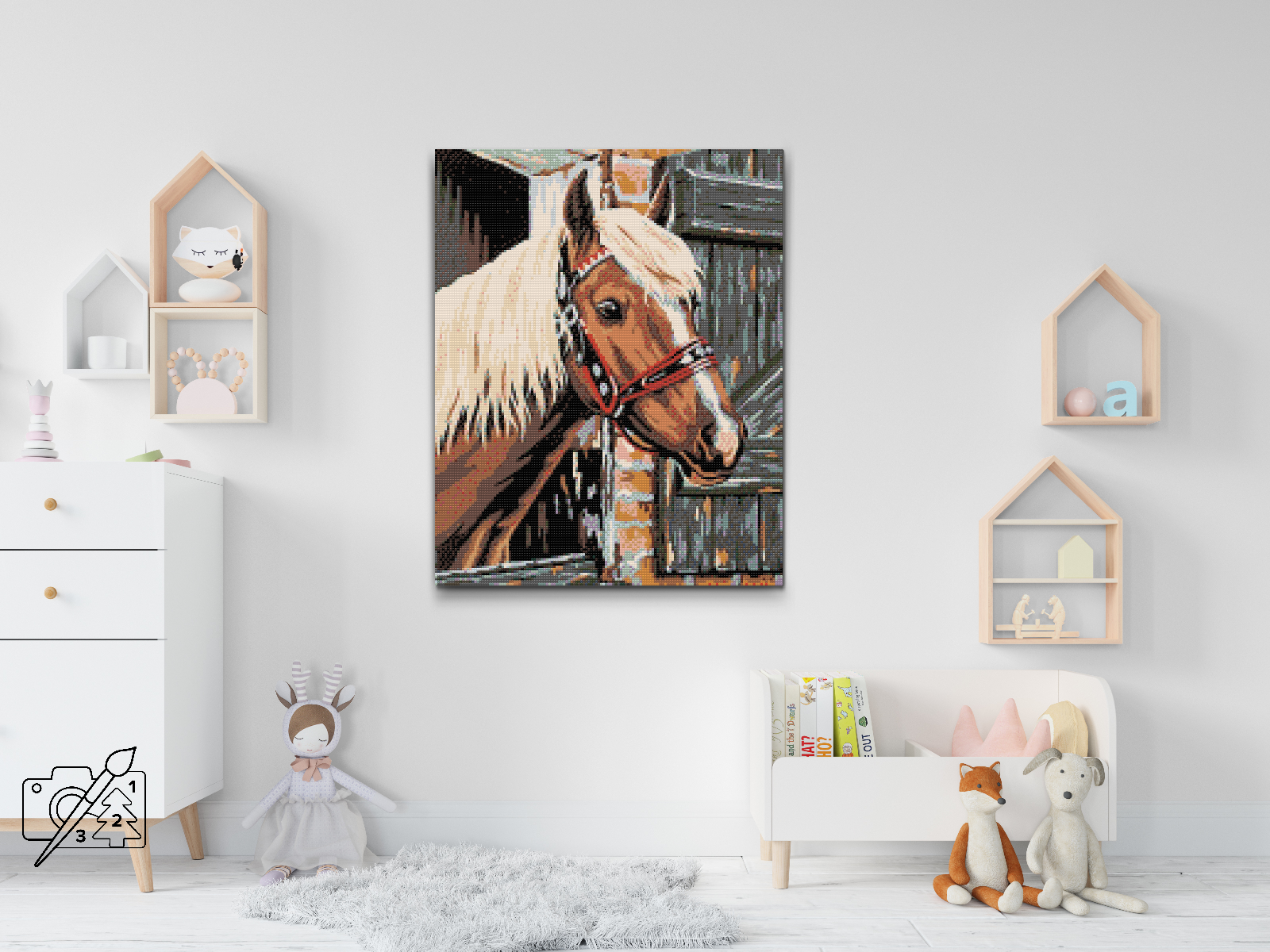 Diamond Painting - Horse in a Stable