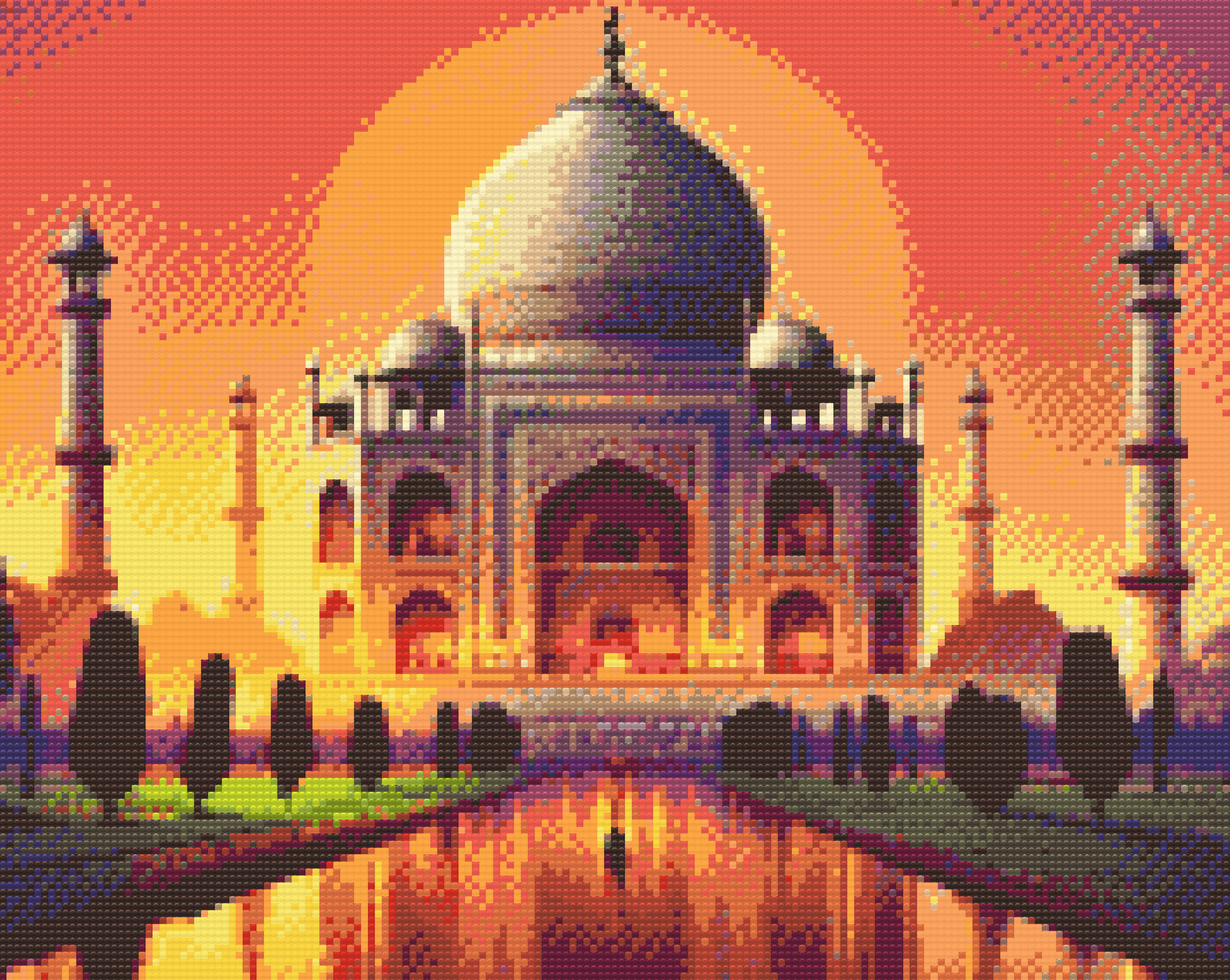 Diamond Painting - Fairy-Tale Taj Mahal