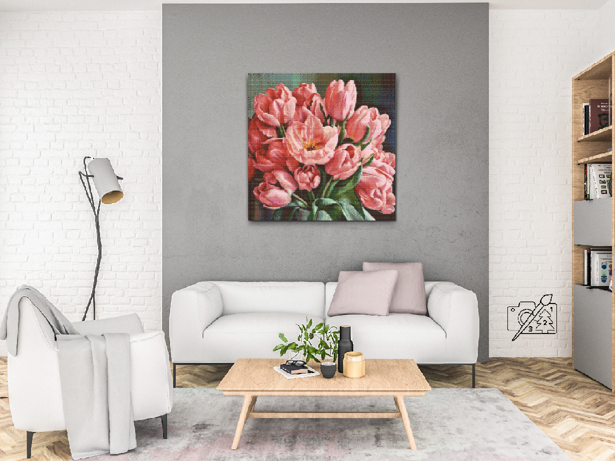 Diamond Painting - A Romantic Bouquet of Tulips