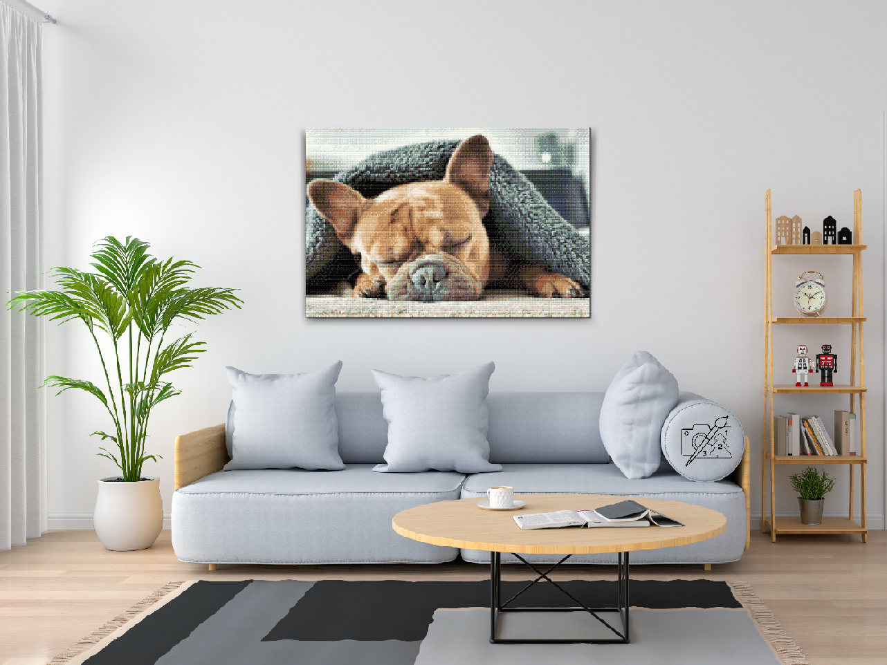 Diamond Painting - Tired Bulldog