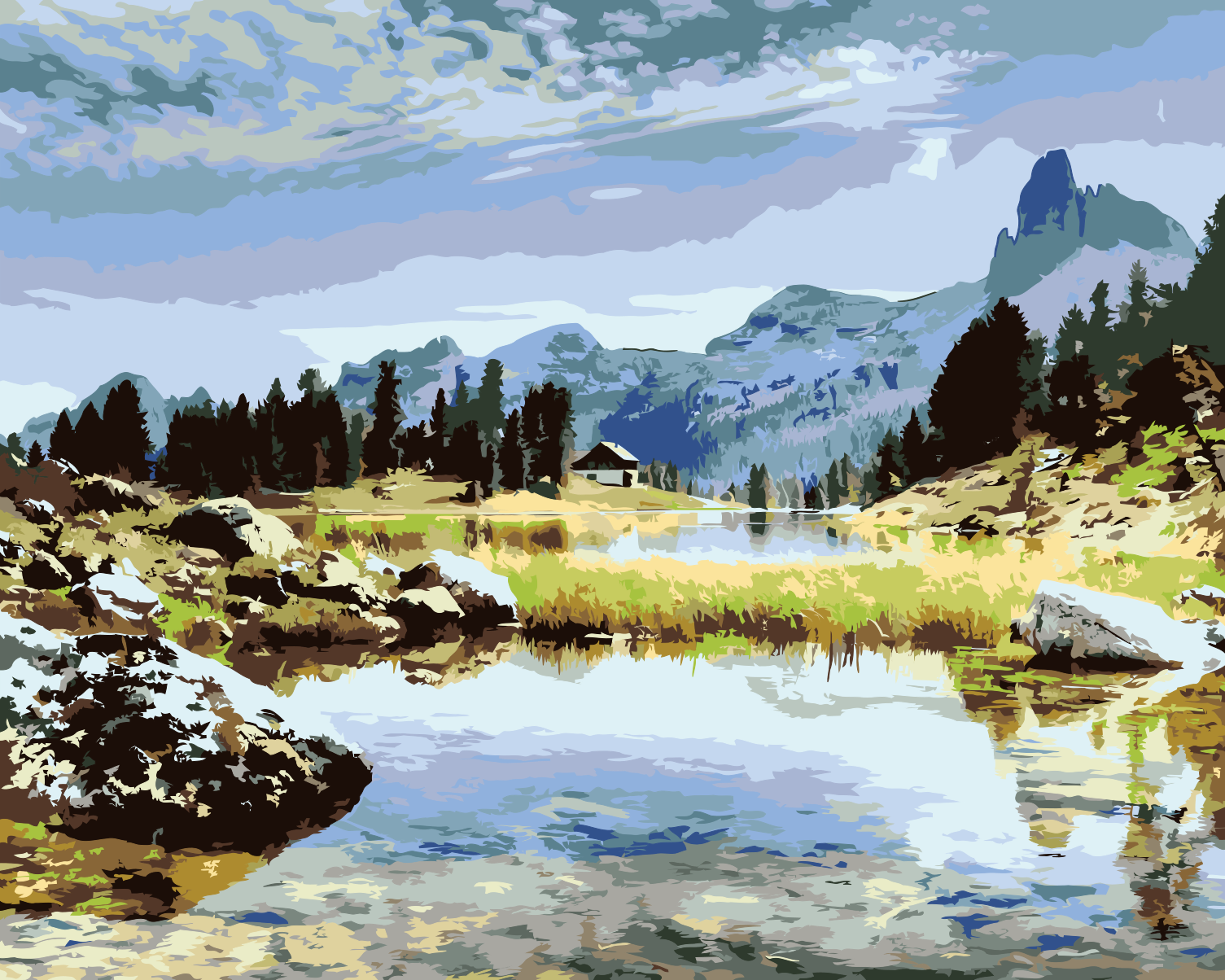 Paint by Number - Dolomites