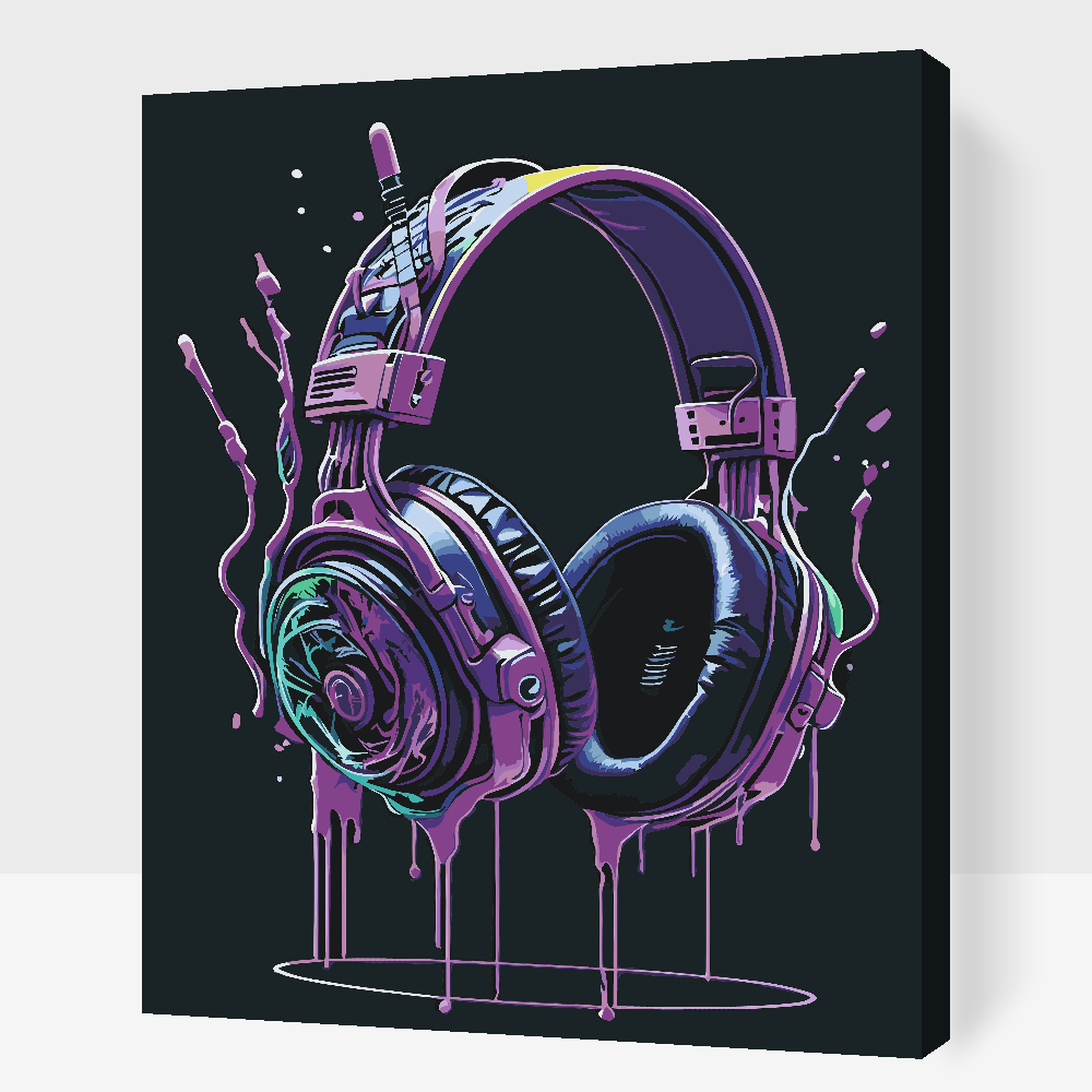 Malování podle čísel - Headphones