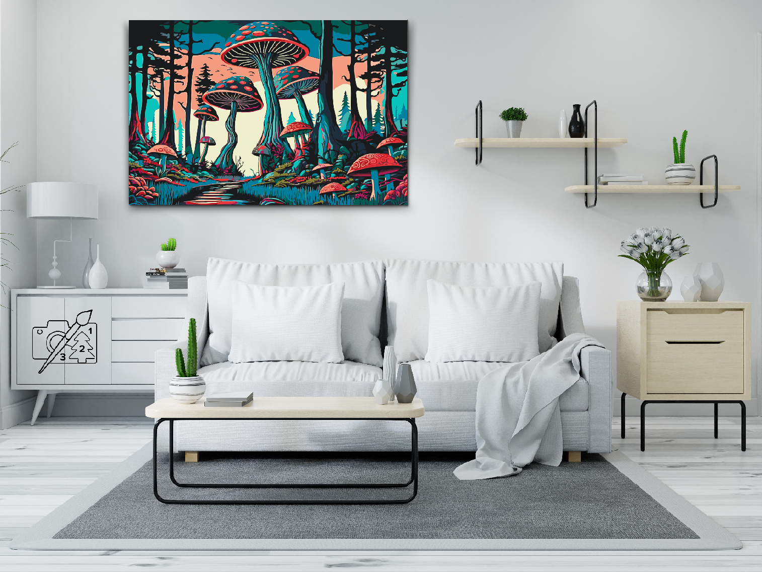 Paint by Number - Toadstools