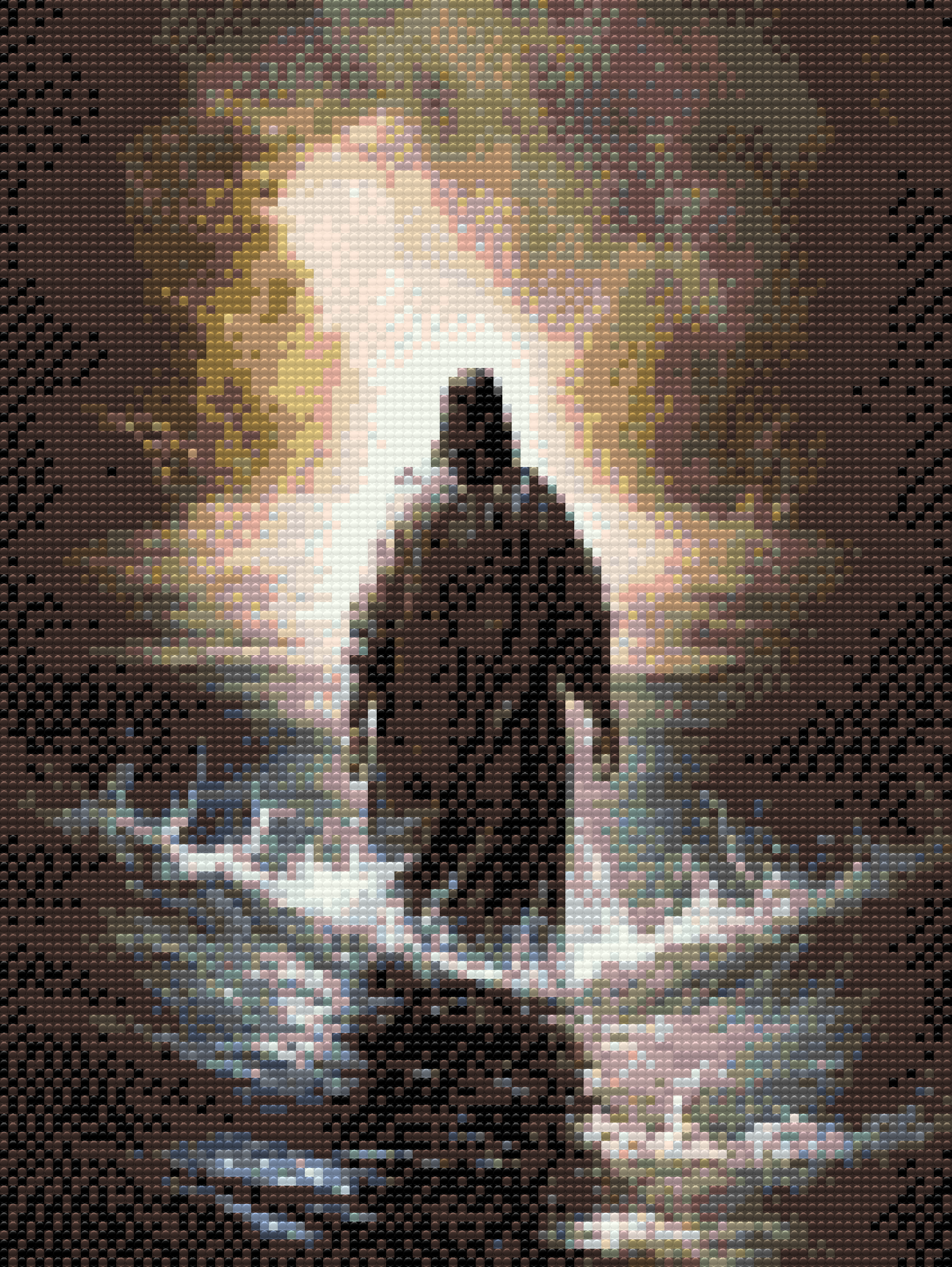 Diamond Painting - Jesus walking on water