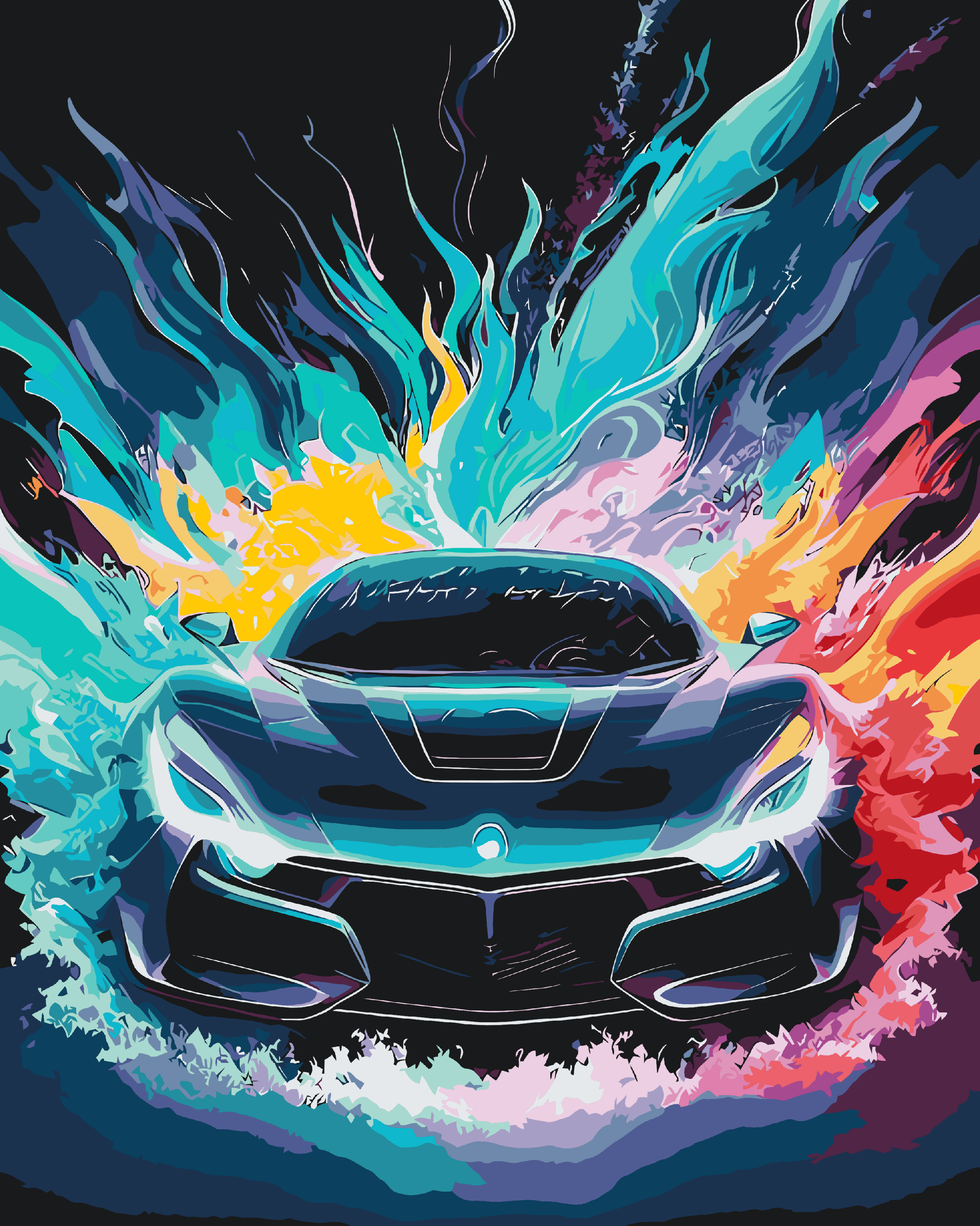 Paint by Number - Passion for sport cars
