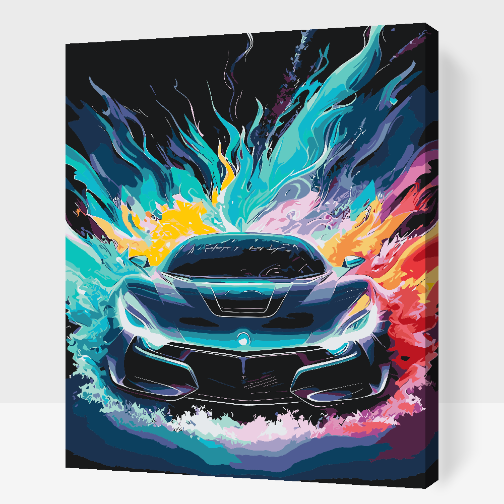 Malování podle čísel - Passion for sport cars