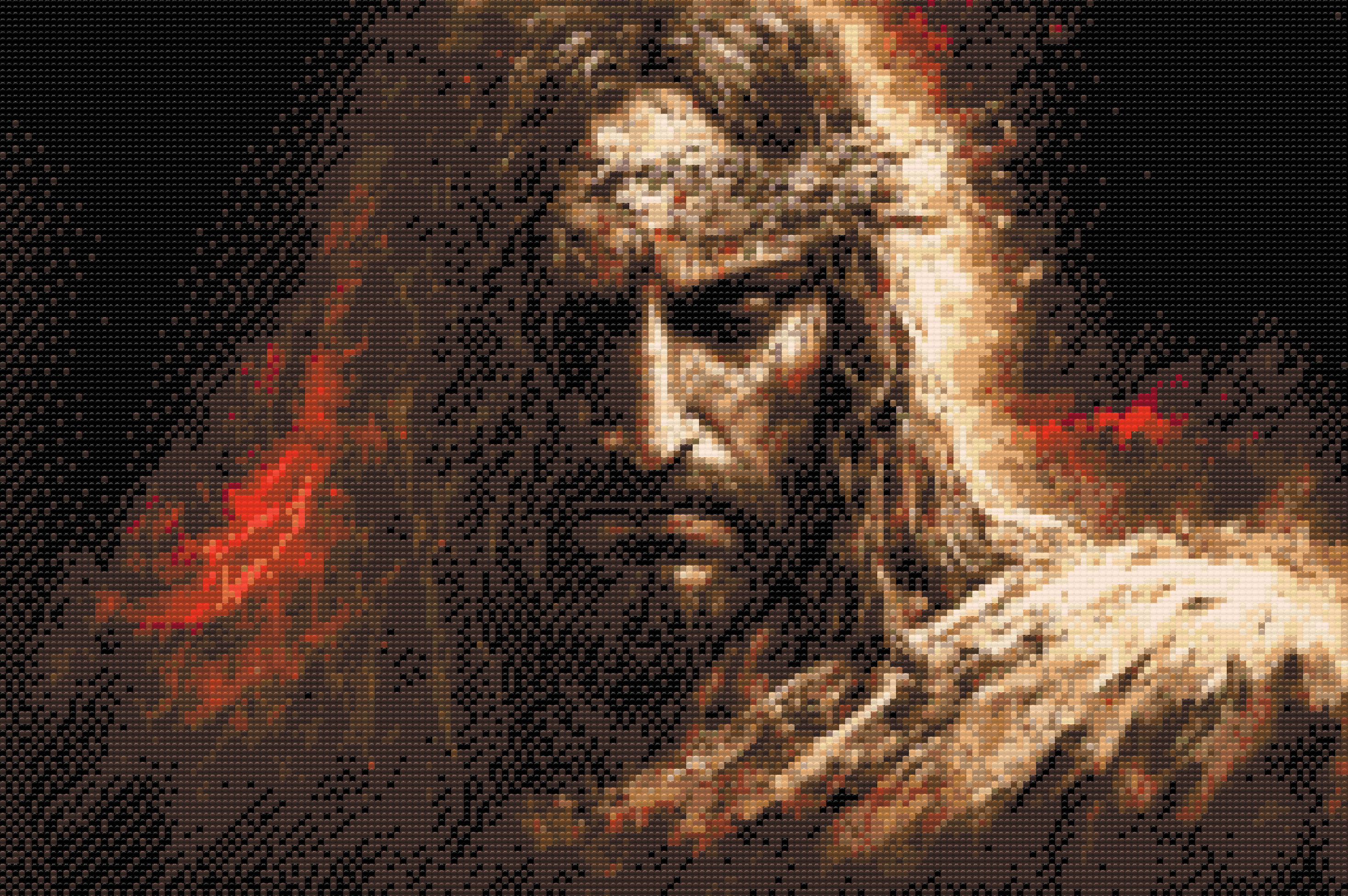 Diamond Painting - Jesus wearing his thorn crown