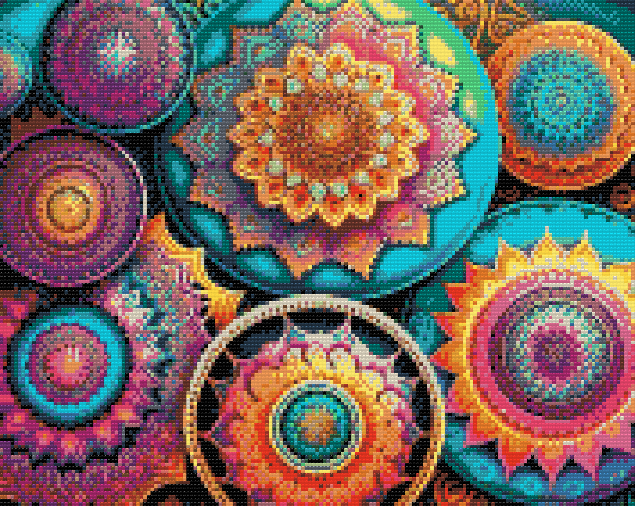 Diamond Painting - Floral Mandala pattern