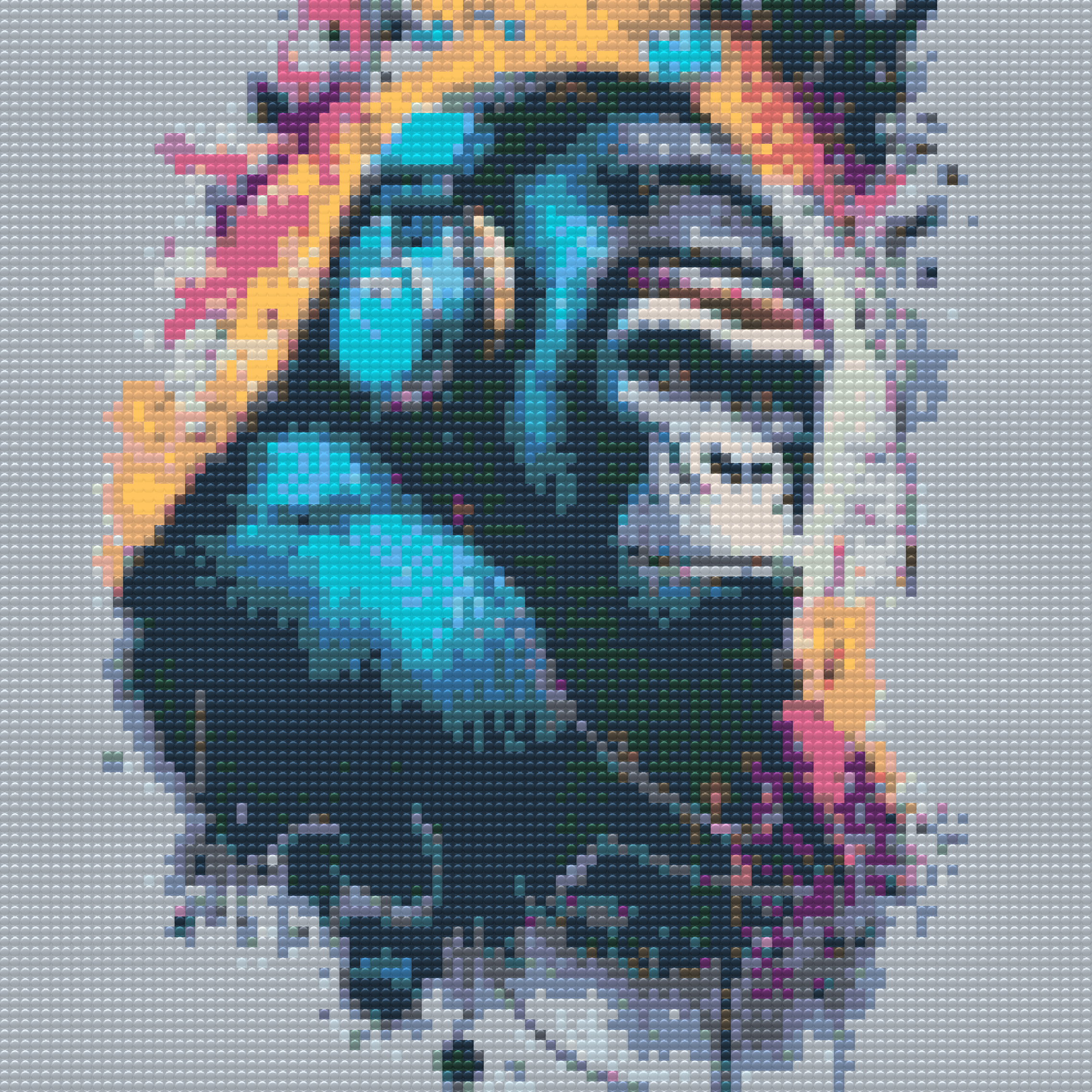Diamond Painting - Gorilla in headphones