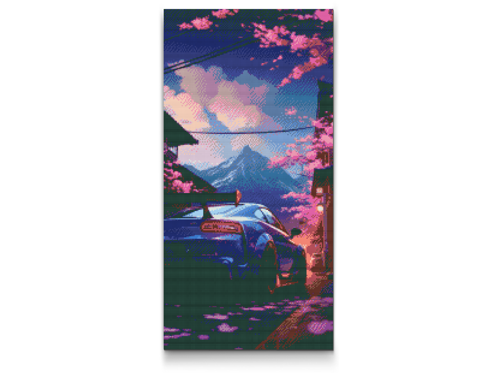 Diamantové malování - Car in Japan