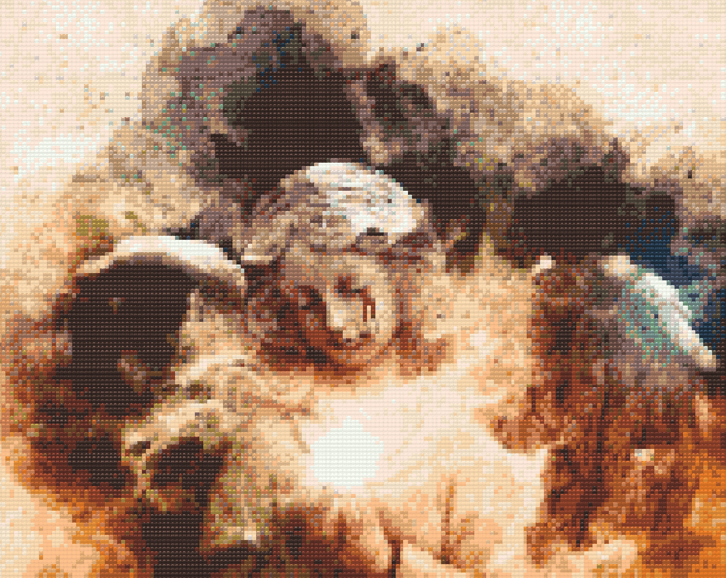 Diamond Painting - Angel with a Tear on his Face