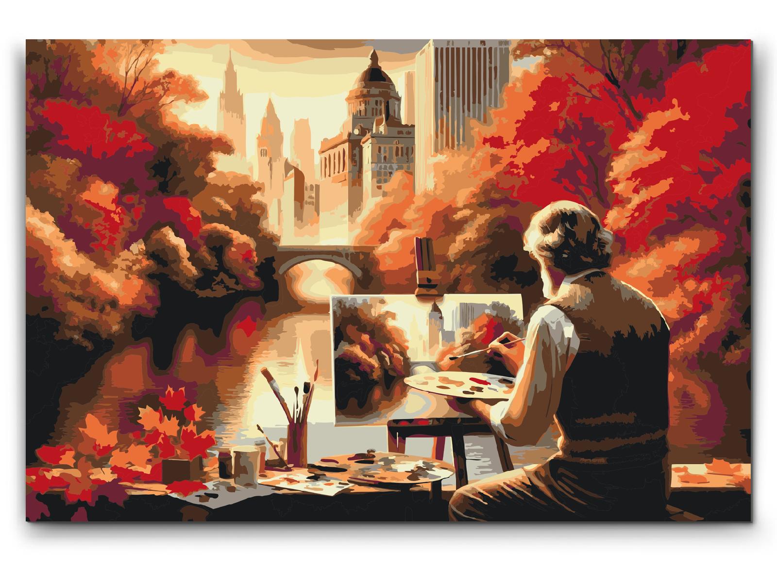 Painting by Numbers - The Time is approaching Sunset