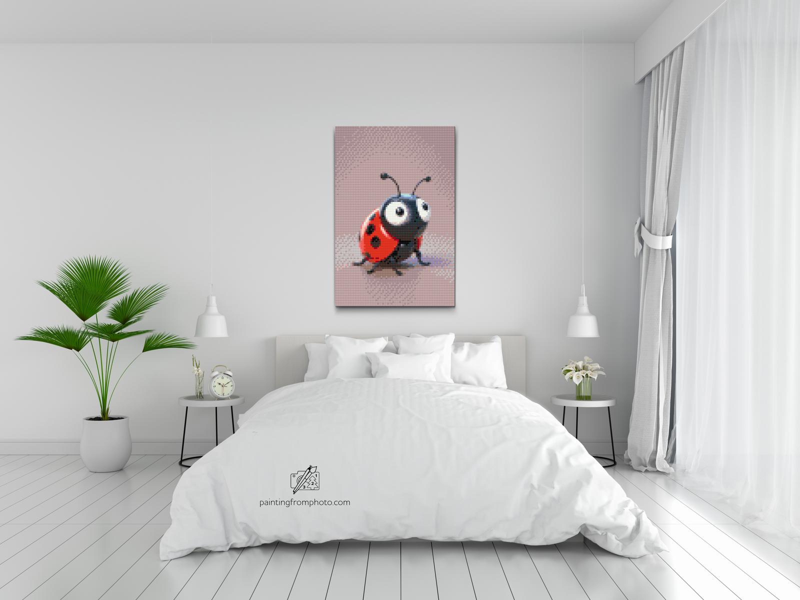 Diamond Paintings - Ladybug for children