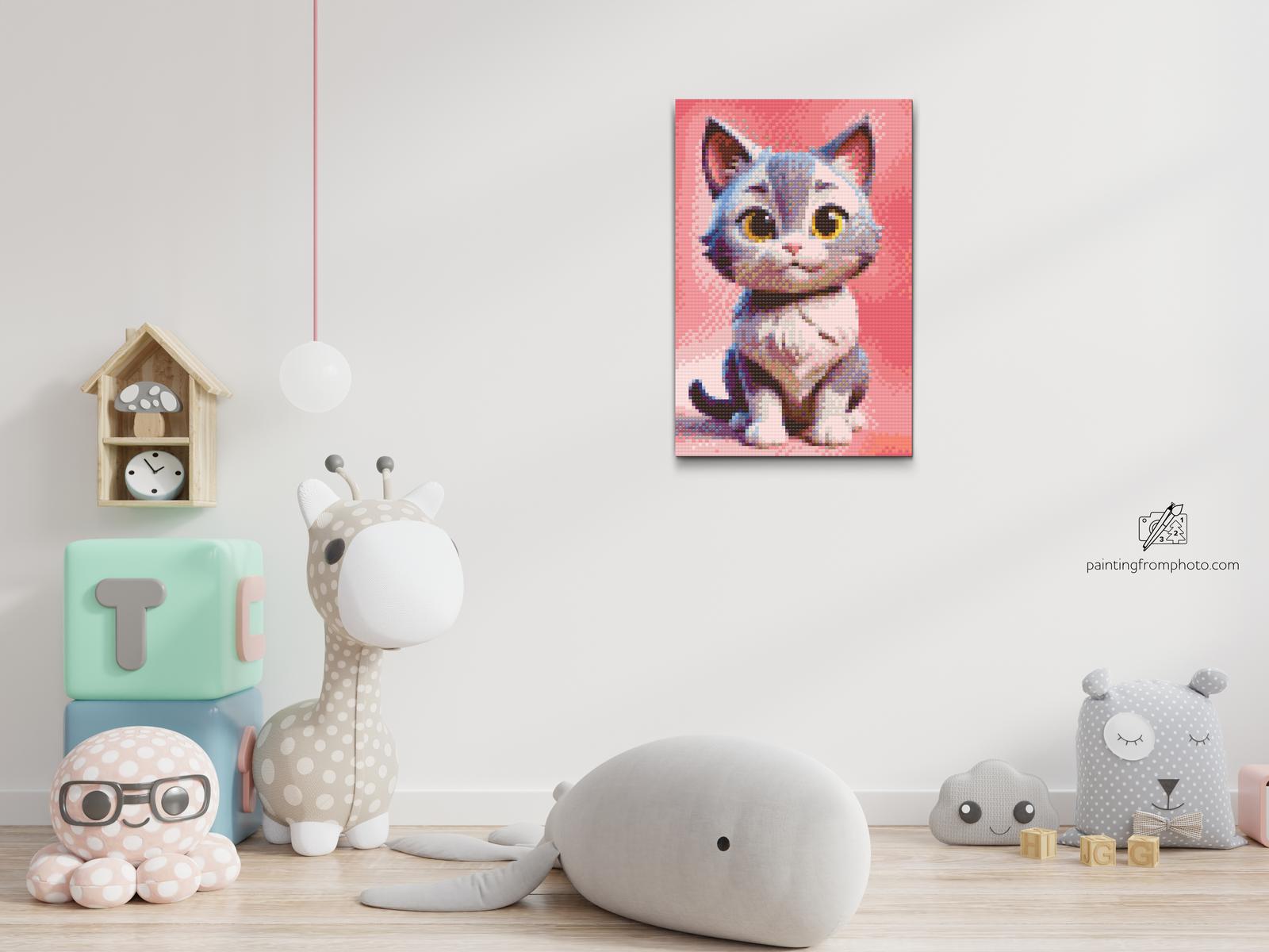 Diamond Paintings - Cat for children