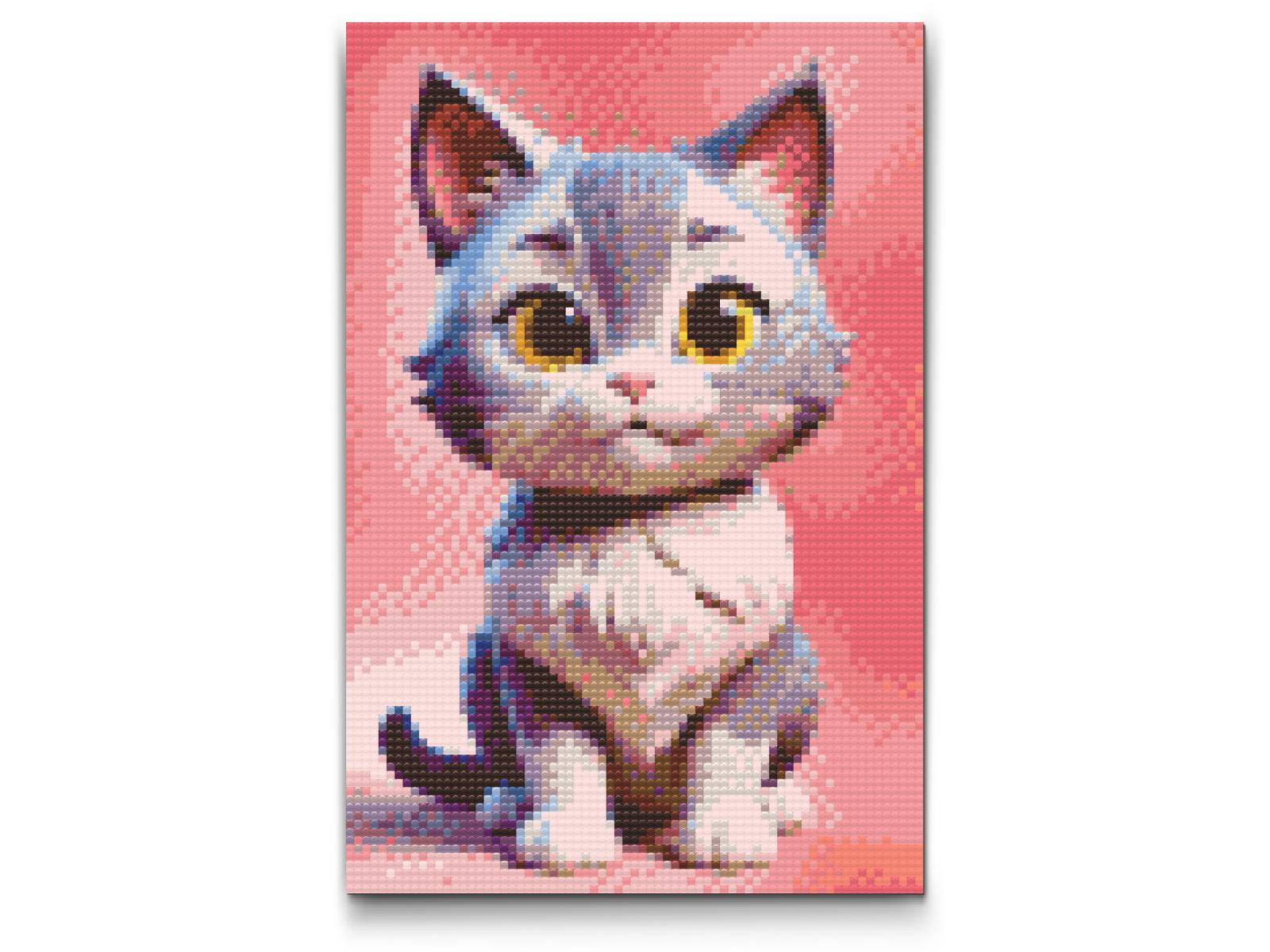 Diamantové malování - Cat for children