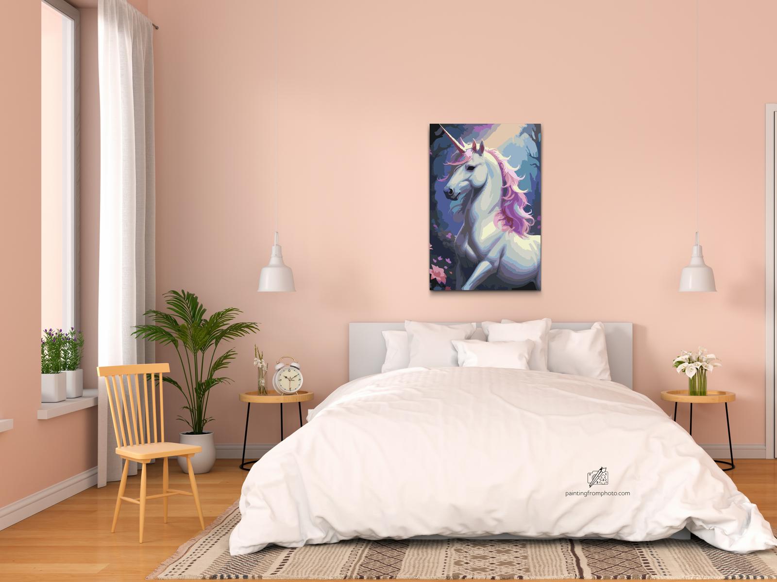 Painting by Numbers - Unicorn from the enchanted forest
