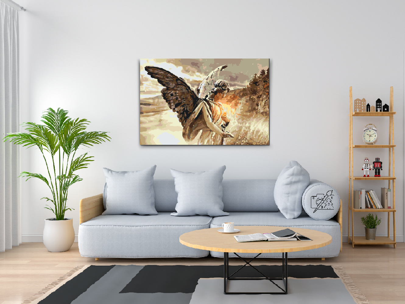 Paint by Number - Angel with Candle