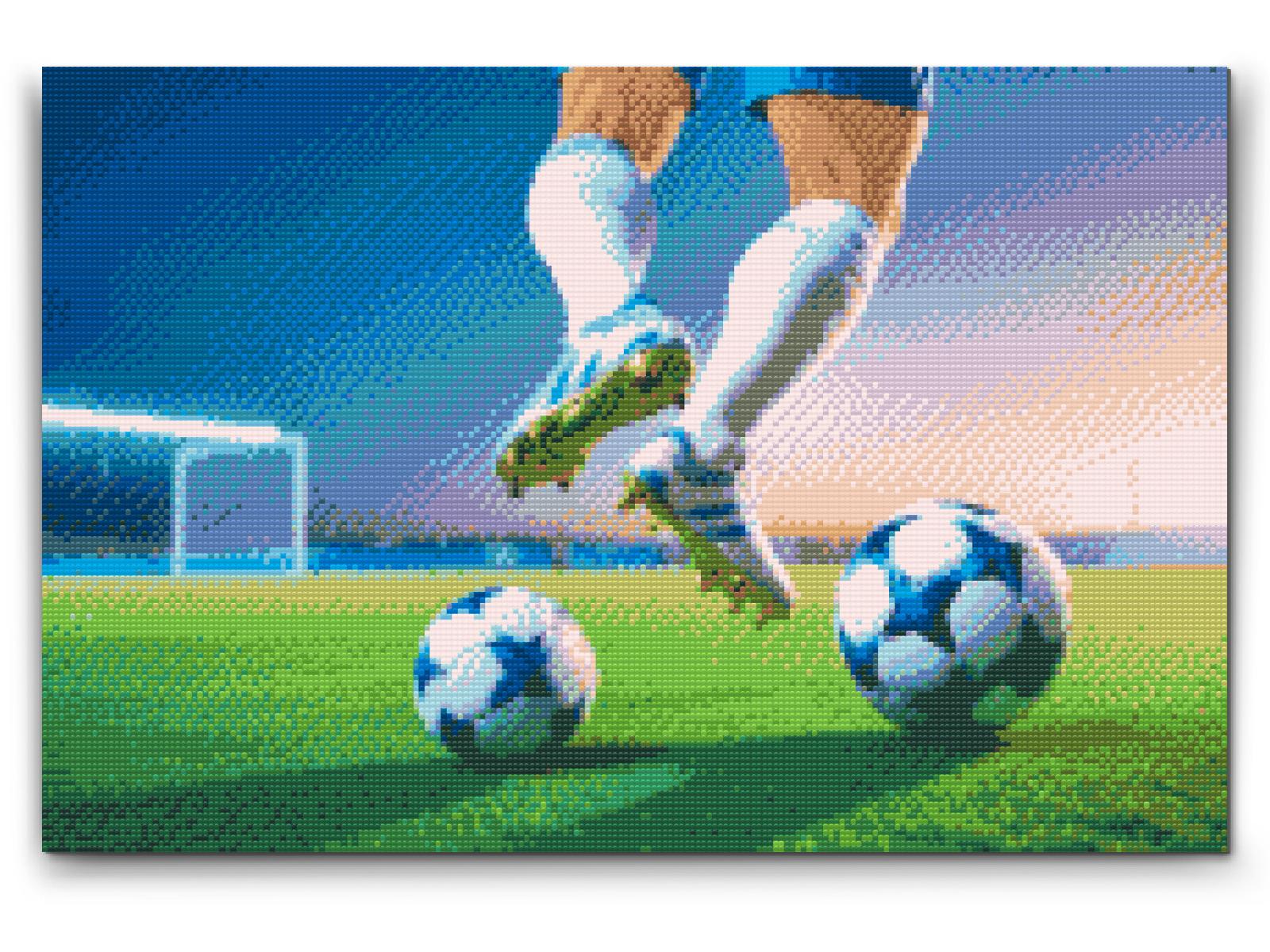 Diamantové malování - Football on the field