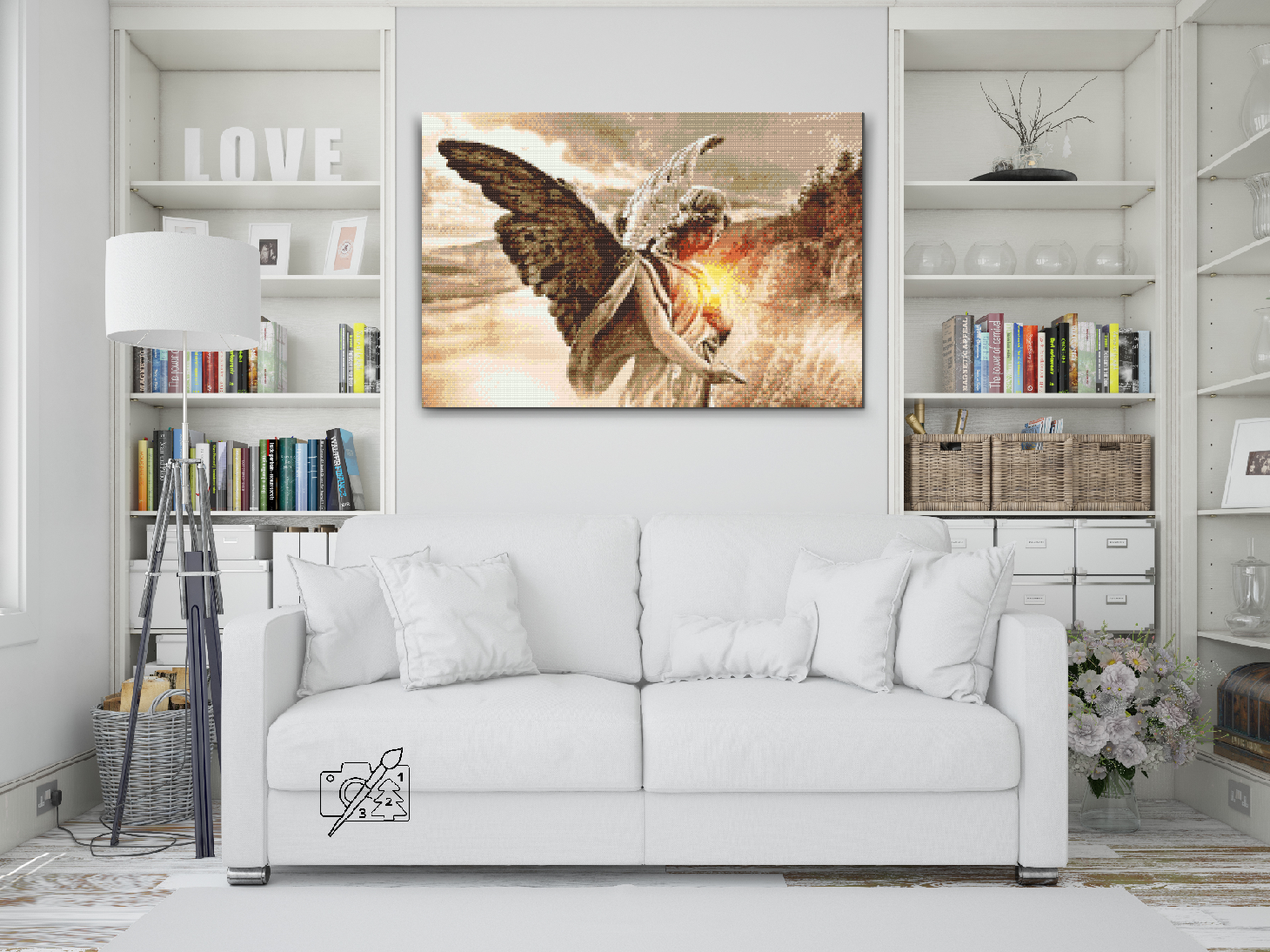 Diamond Painting - Angel with a Candle