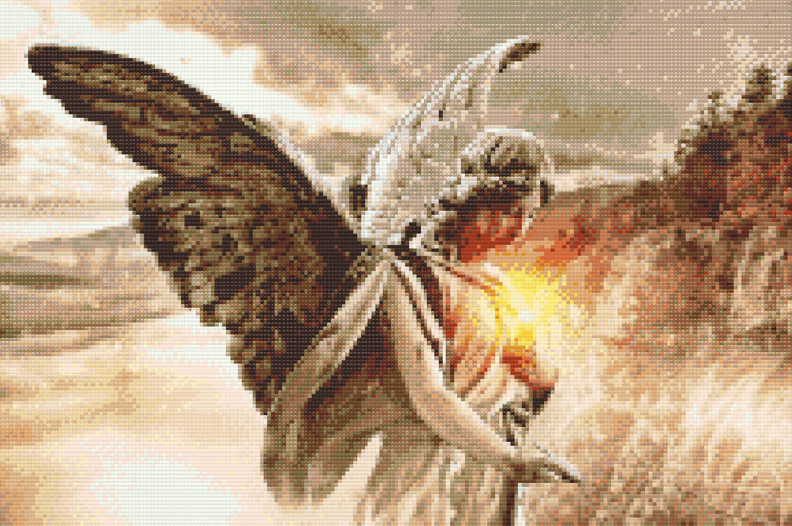 Diamond Painting - Angel with a Candle