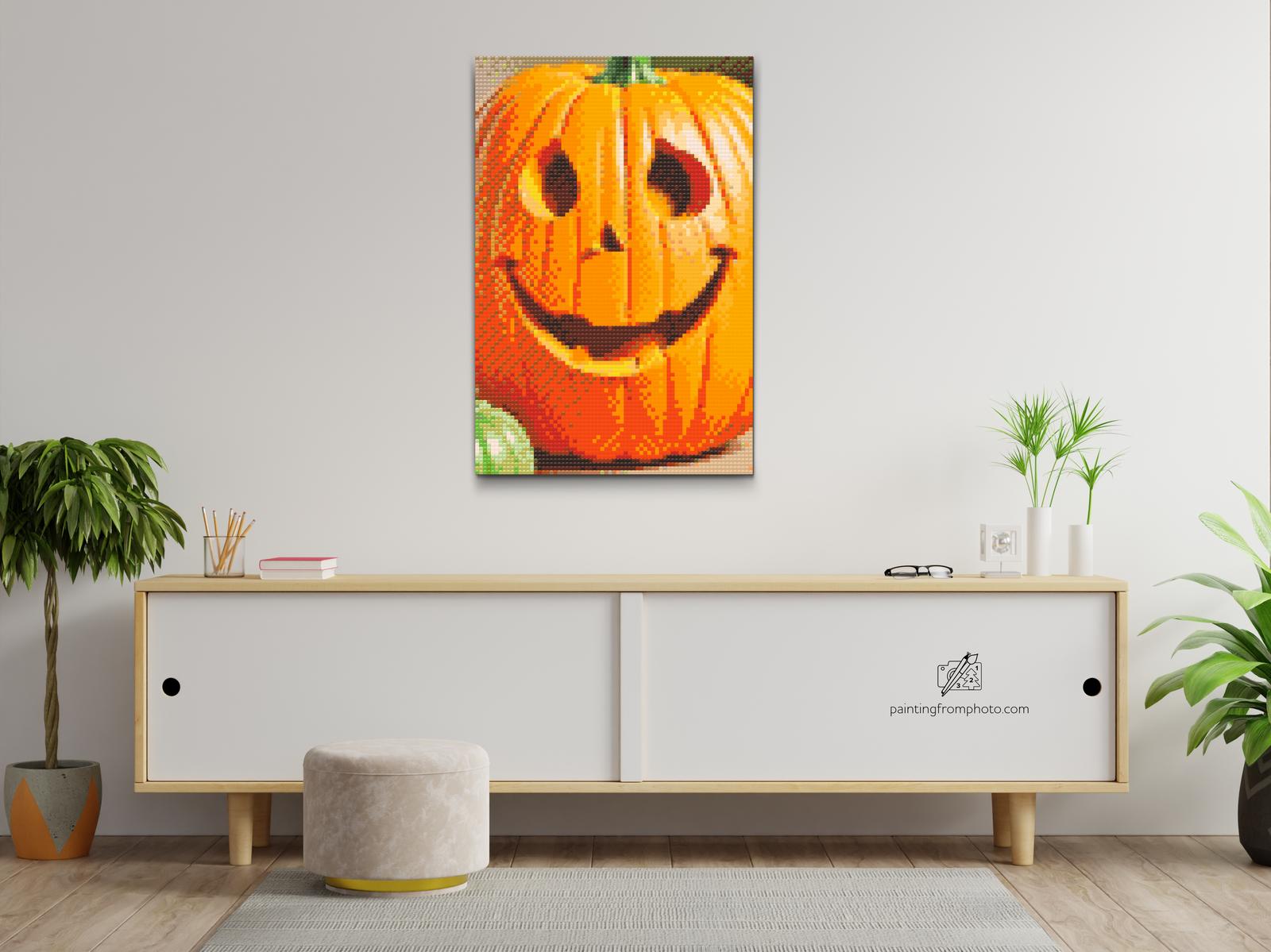 Diamond Paintings - Carved pumpkin