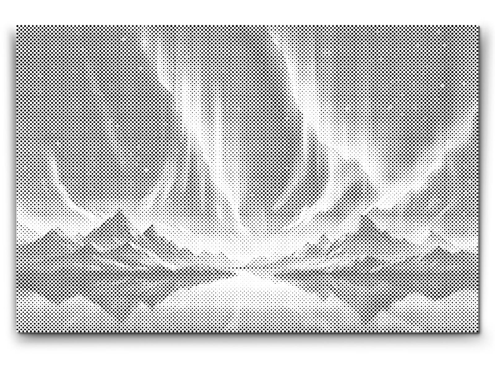 Dotting Points - Aurora over the mountains