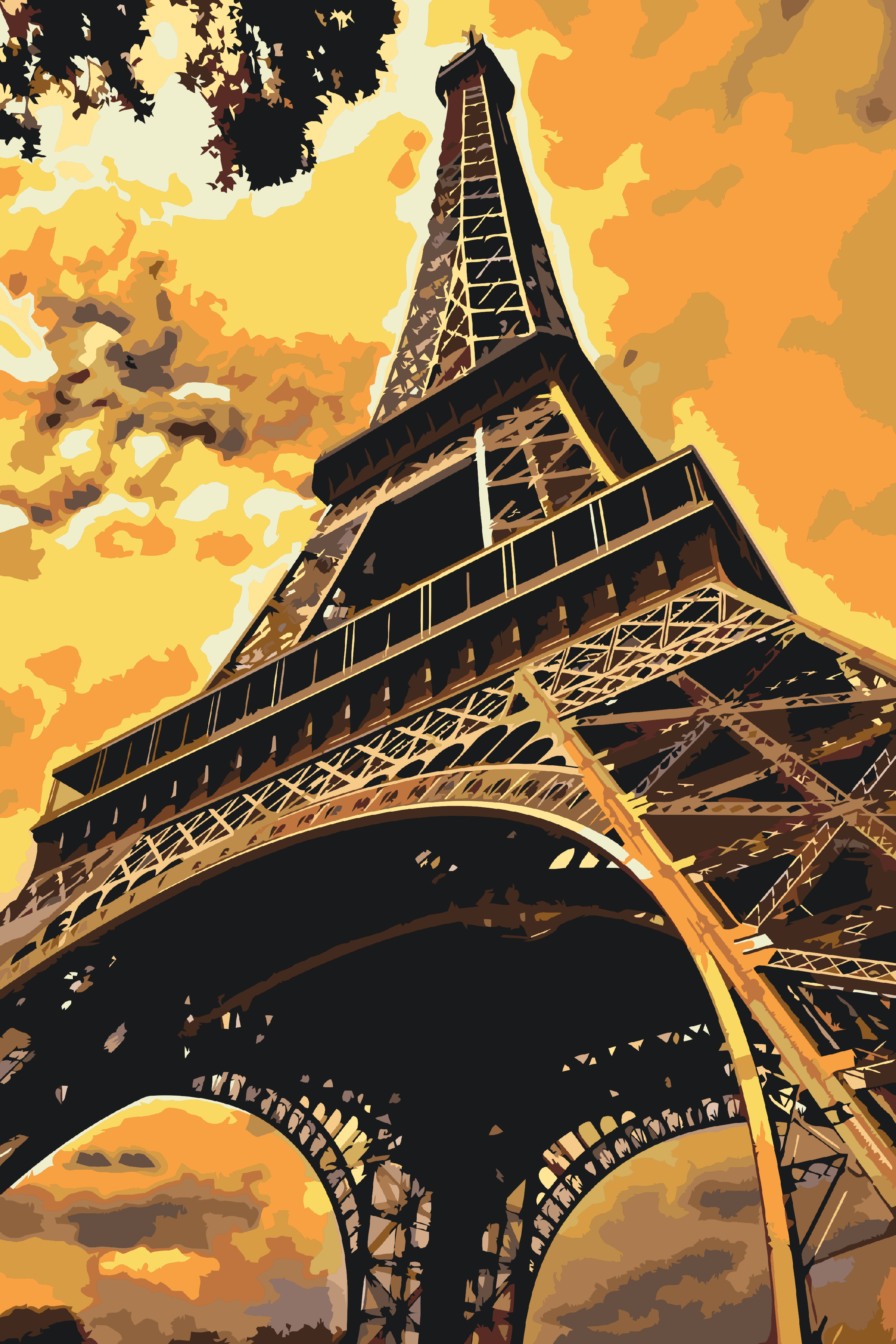 Paint by Number - Eiffel Tower 2