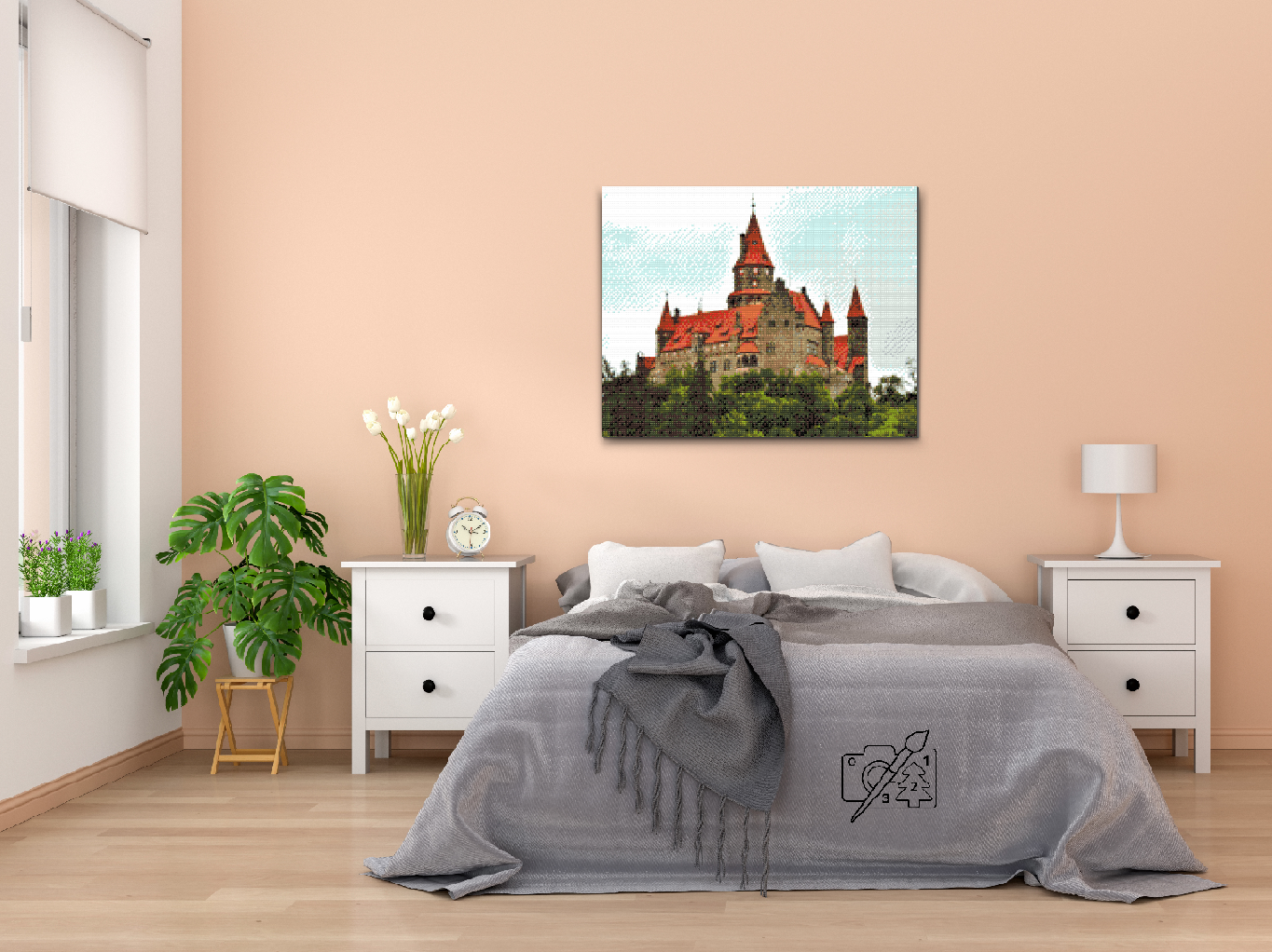Diamond Painting - Bouzov Castle (Czech Republic)