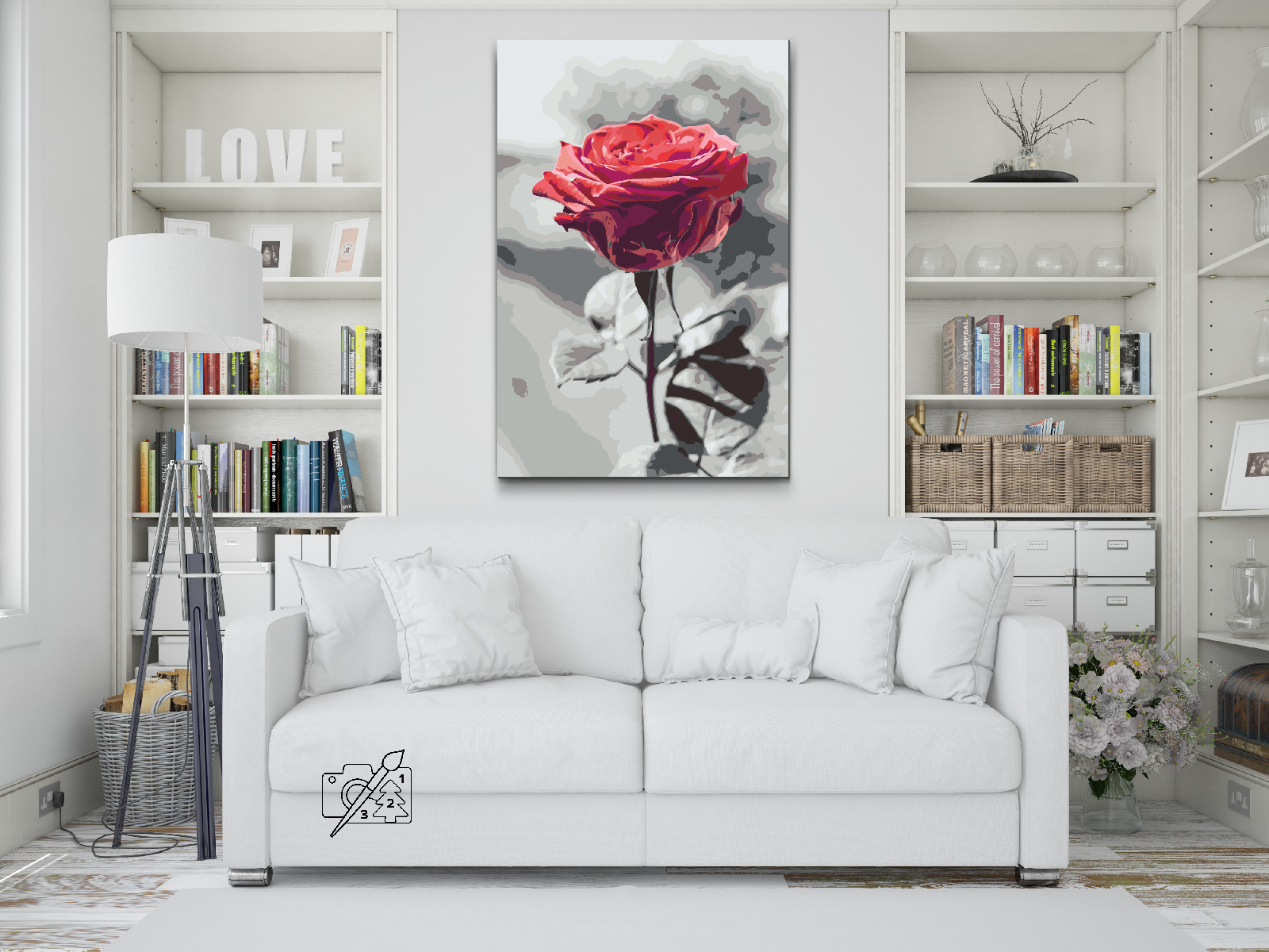 Paint by Number - Blooming Rose