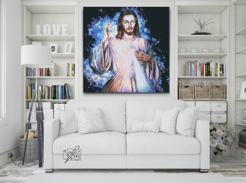 Paint by Number - Jesus