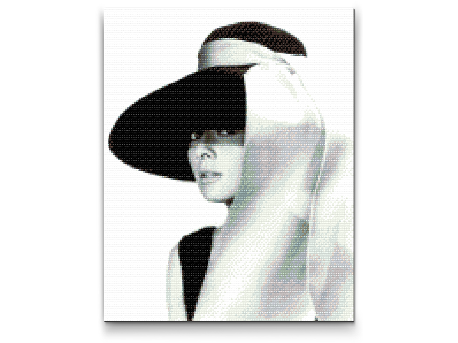 Diamantové malování - Audrey Hepburn 2