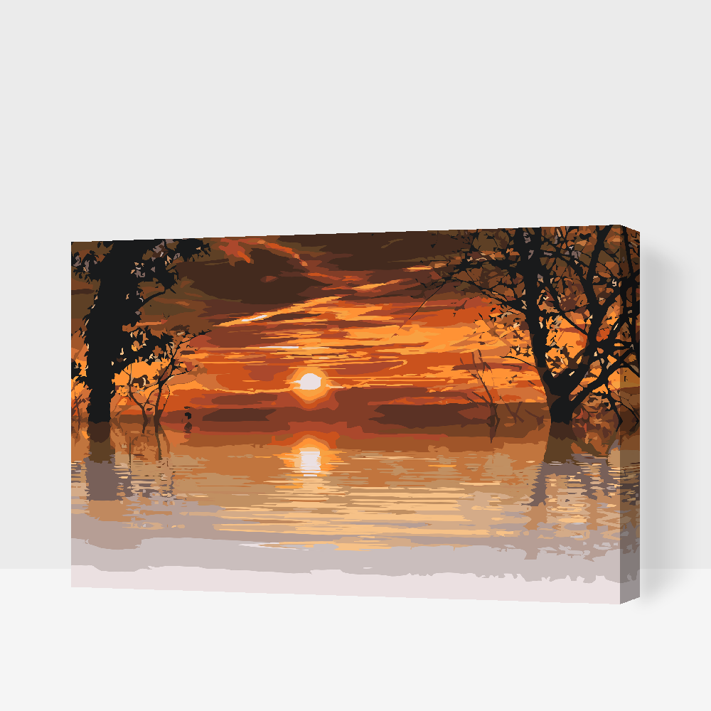 Malování podle čísel - Magical Sunset