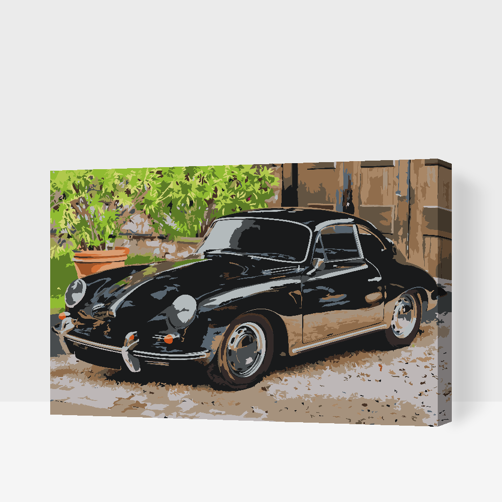 Malování podle čísel - Old Porsche