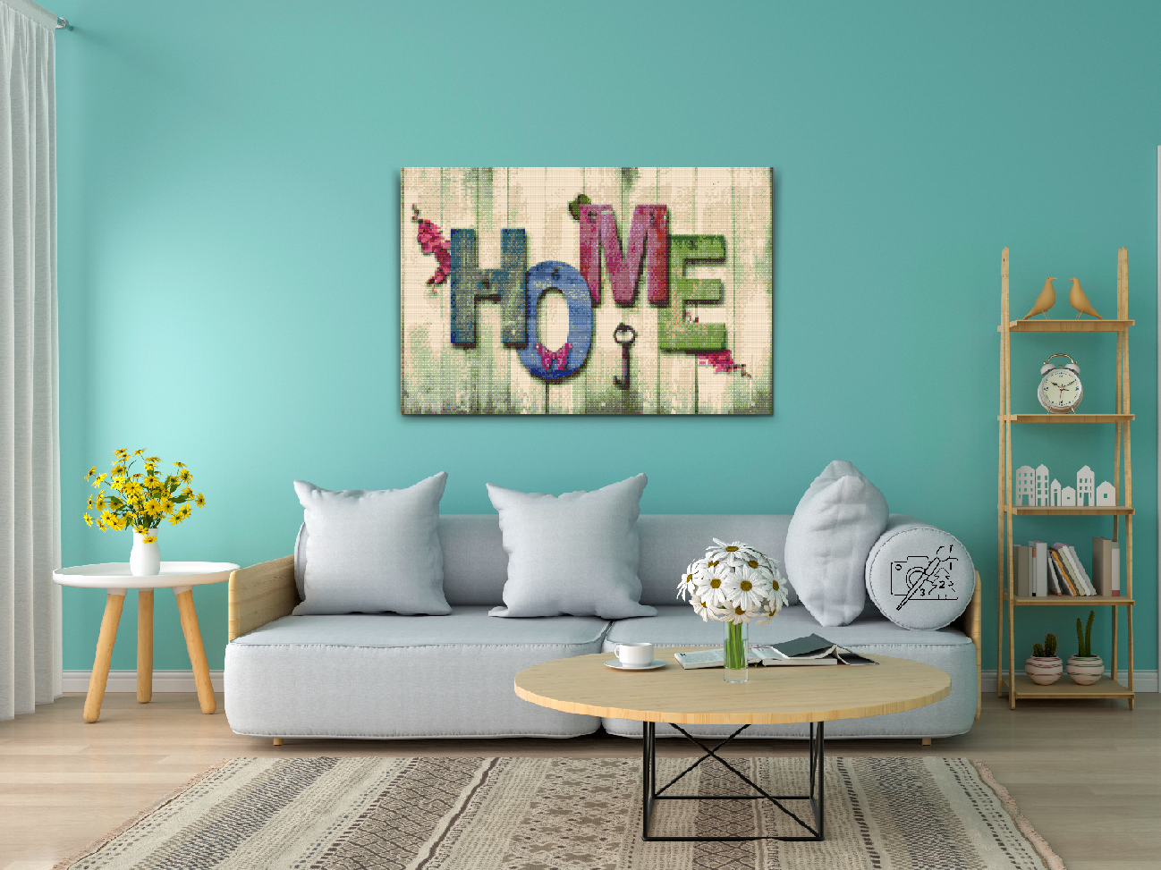 Diamond Painting - Home Sign